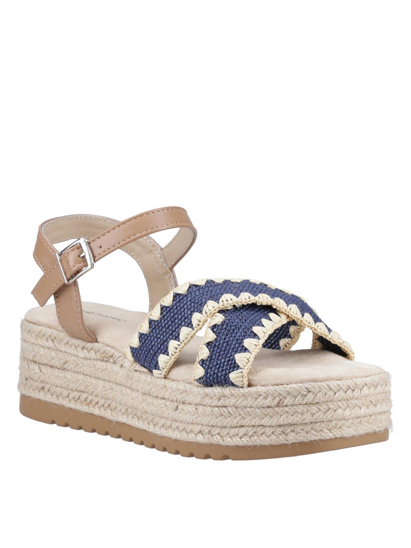 Image 2 of 5 of Hush Puppies Jemma Espadrille Sandal - Navy