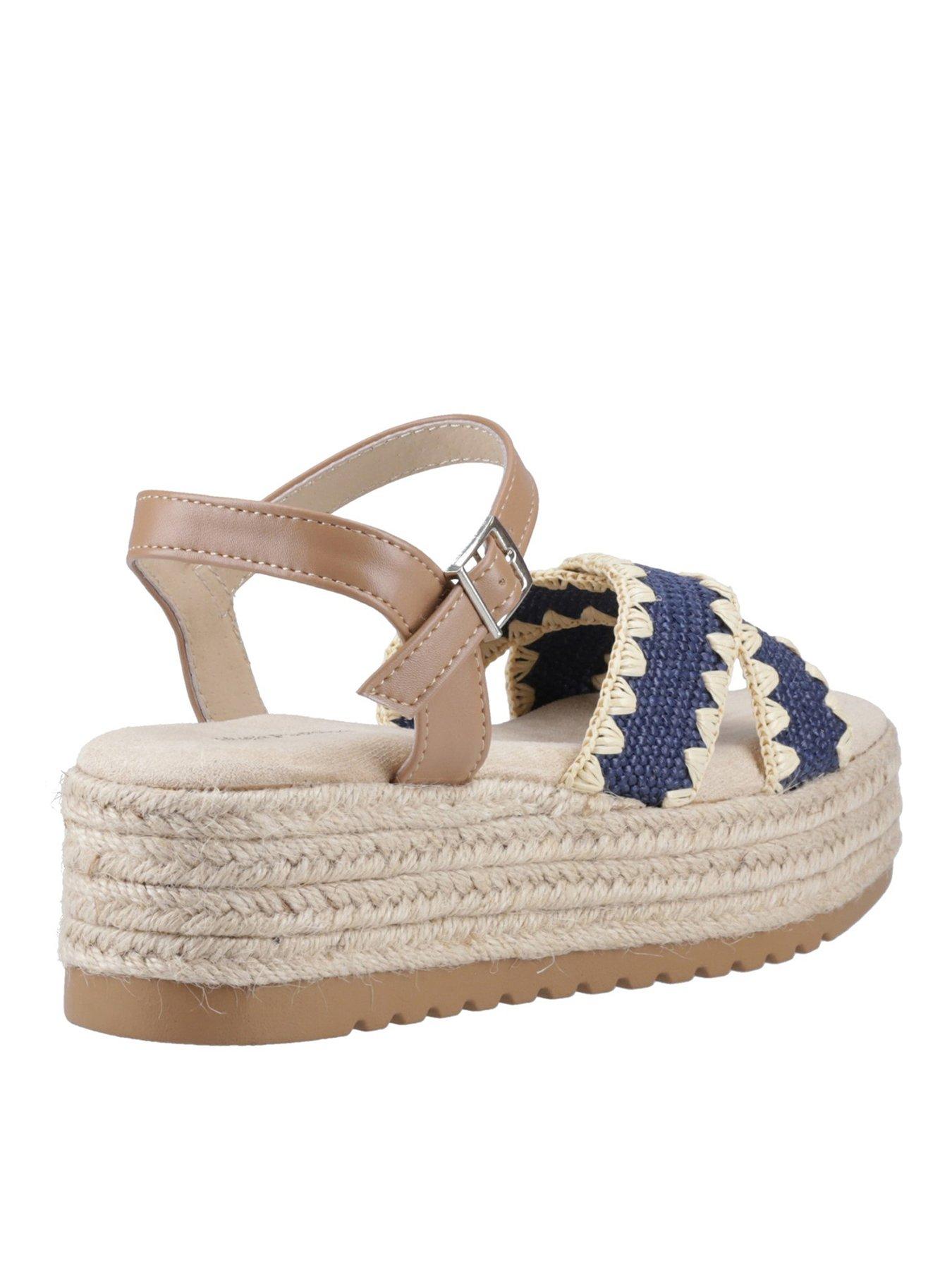 Image 3 of 5 of Hush Puppies Jemma Espadrille Sandal - Navy