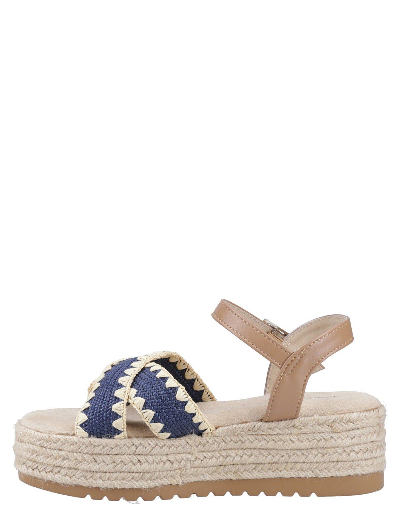 Image 4 of 5 of Hush Puppies Jemma Espadrille Sandal - Navy