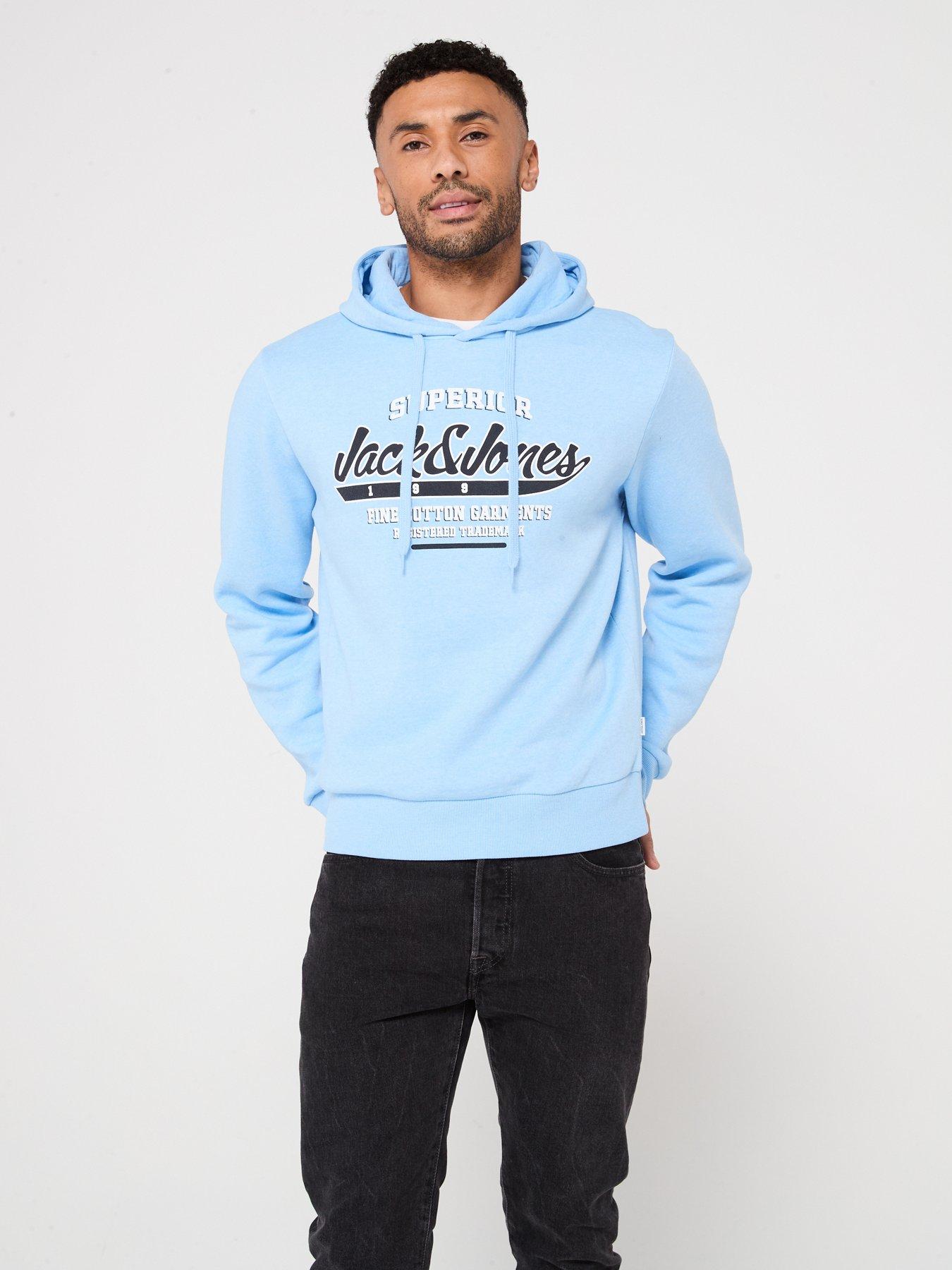 undefined Logo Hoodie - Light Blue