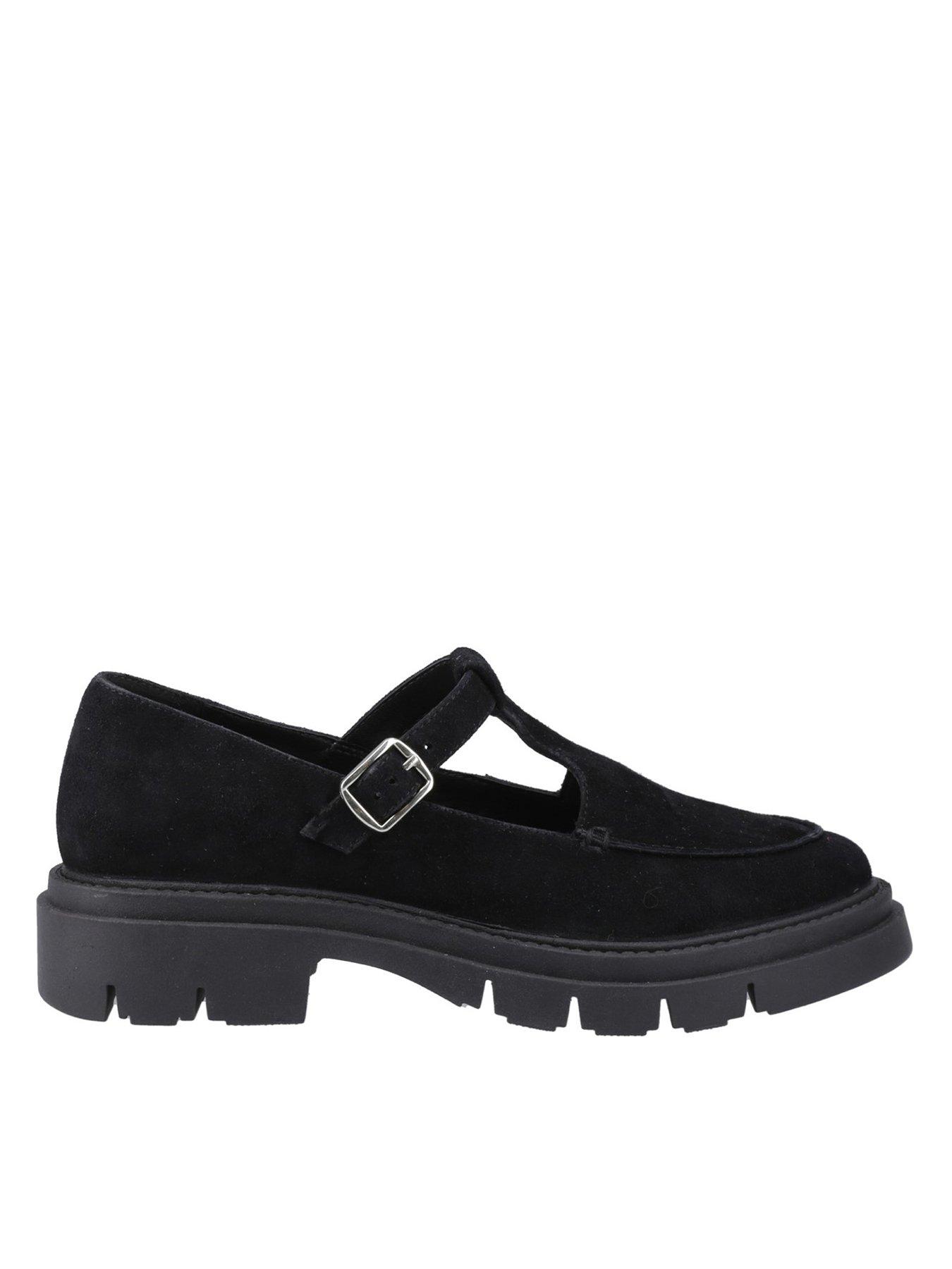 Image 1 of 5 of Hush Puppies Nella T-bar Shoe - Black