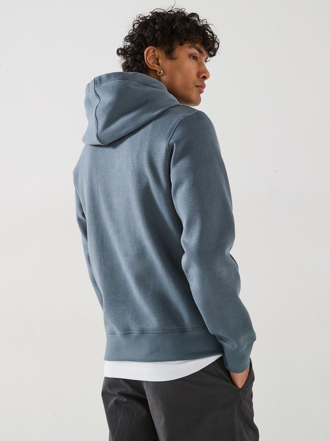 Image 2 of 5 of Jack & Jones Frederiksberg Box Script Overhead Hoodie - Blue