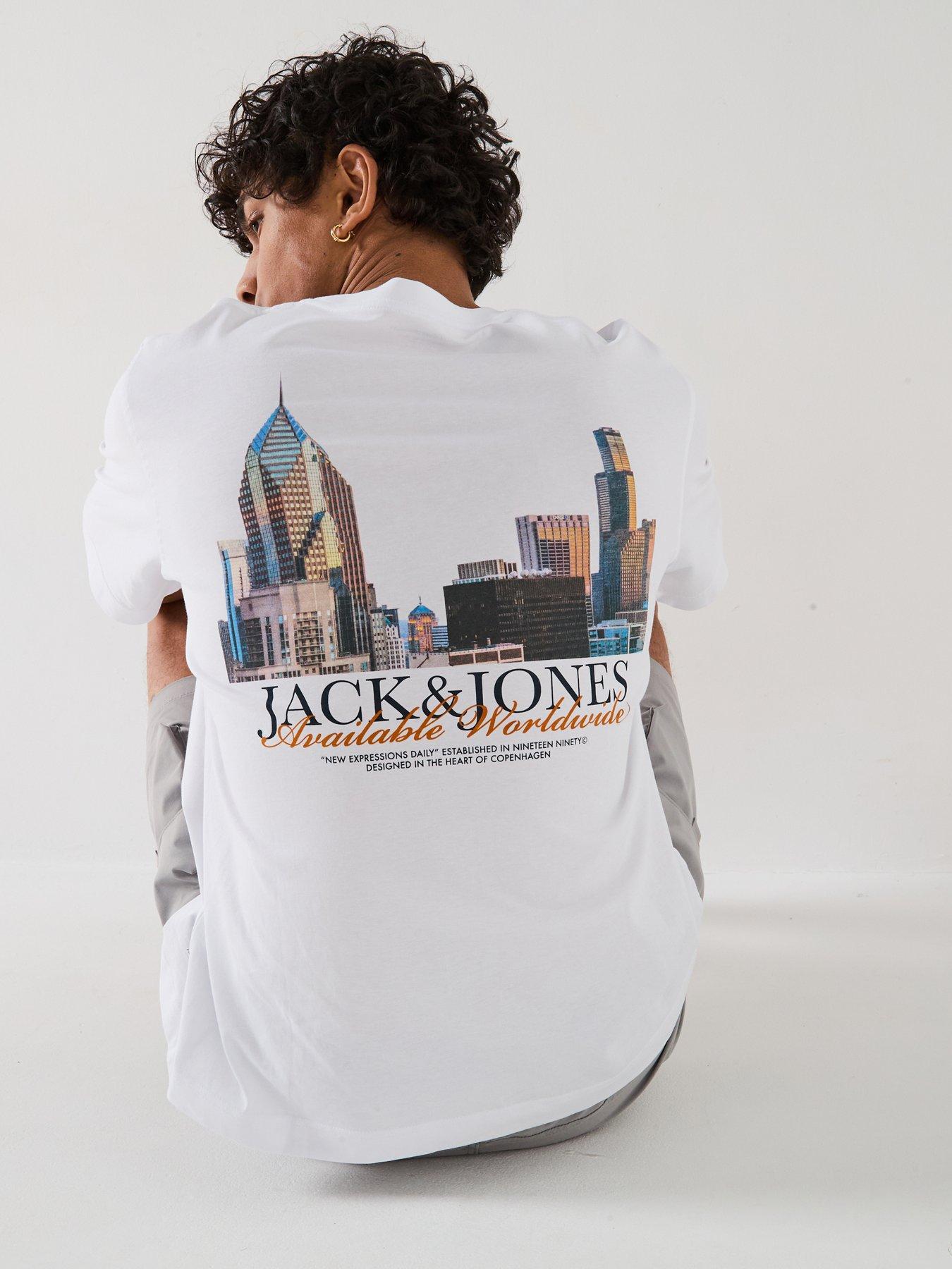 undefined Boston Photo Back Graphic T-shirt - White