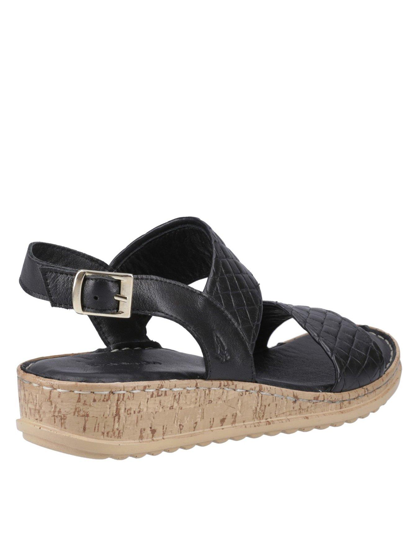 Image 3 of 5 of Hush Puppies Ebony Wide Fit Sandal - Black
