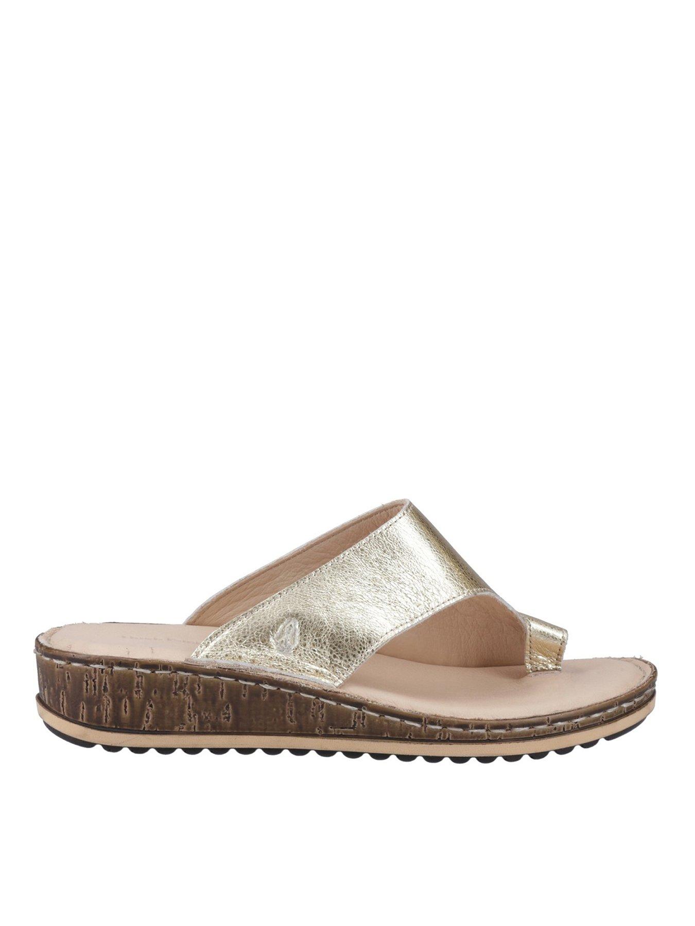Hush Puppies Elissa Toepost Sandal - Gold