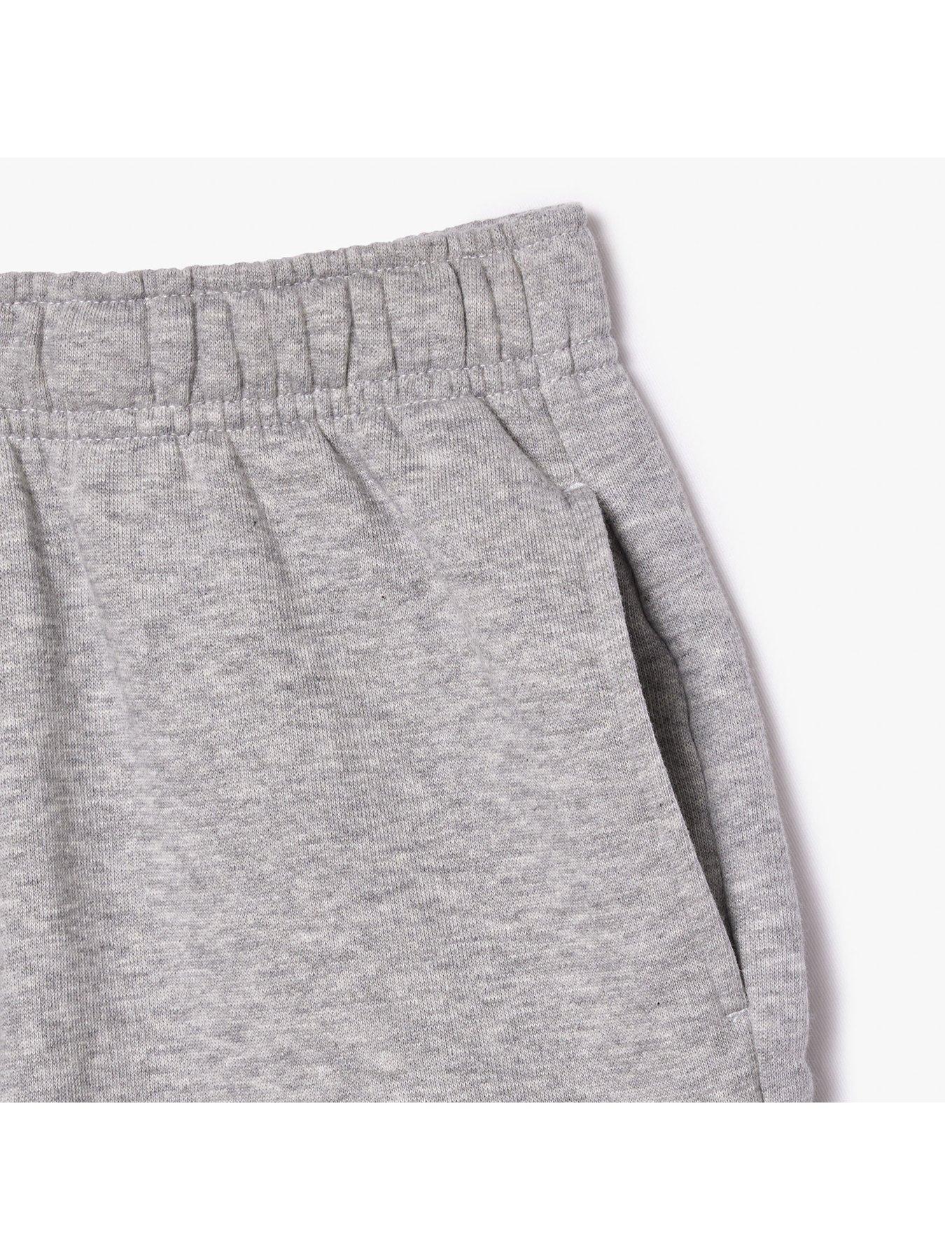 Image 6 of 7 of Lacoste Kids Fleece Shorts - Grey
