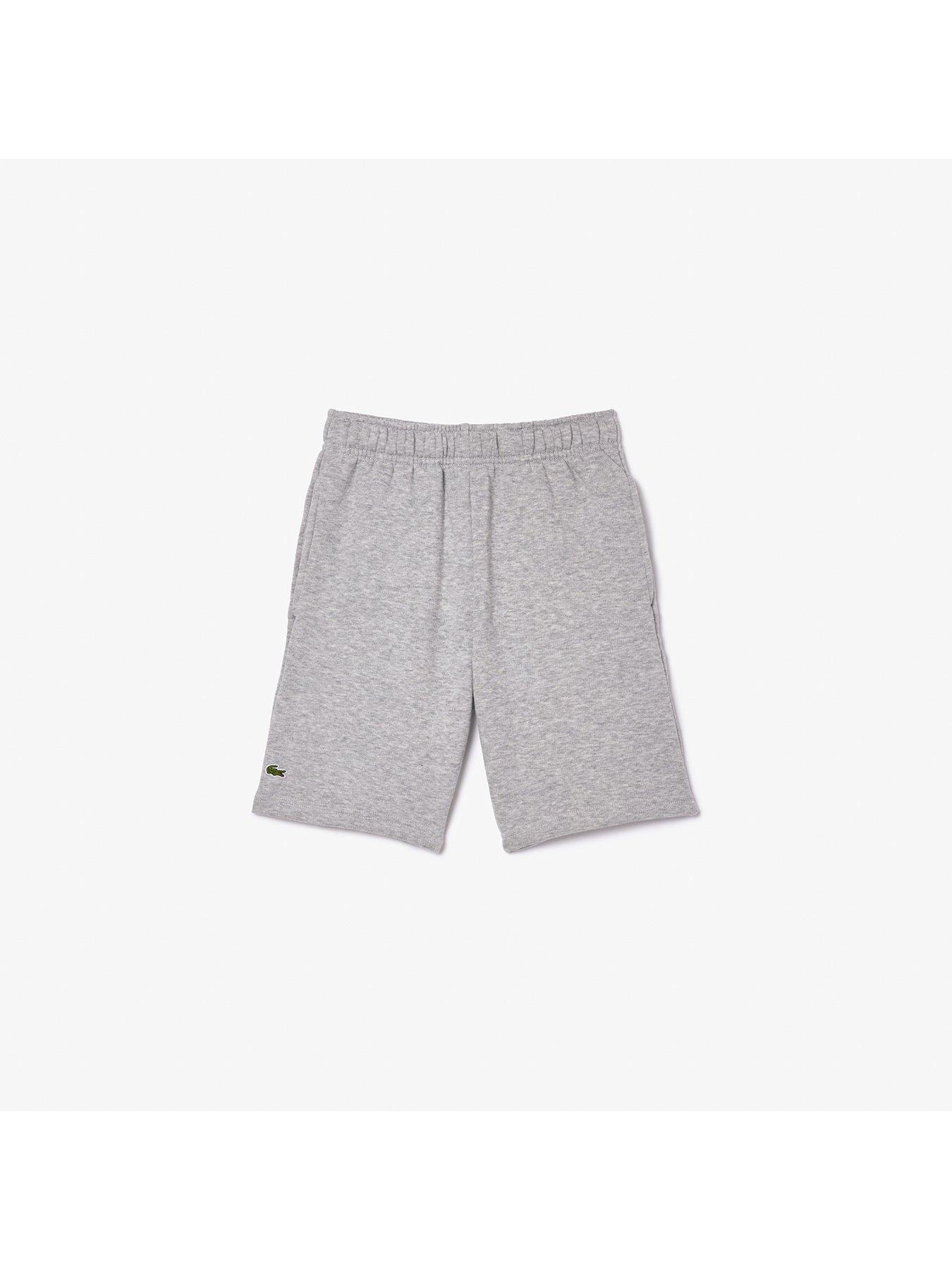 Image 7 of 7 of Lacoste Kids Fleece Shorts - Grey