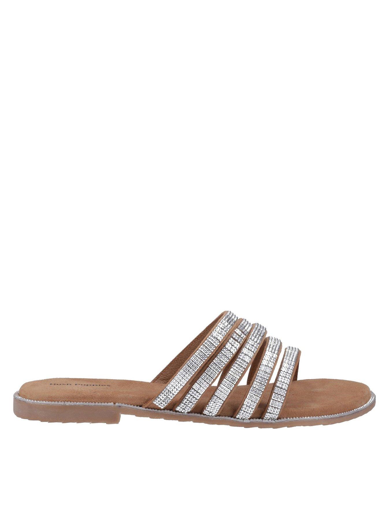 Hush Puppies Paris Slide - Silver