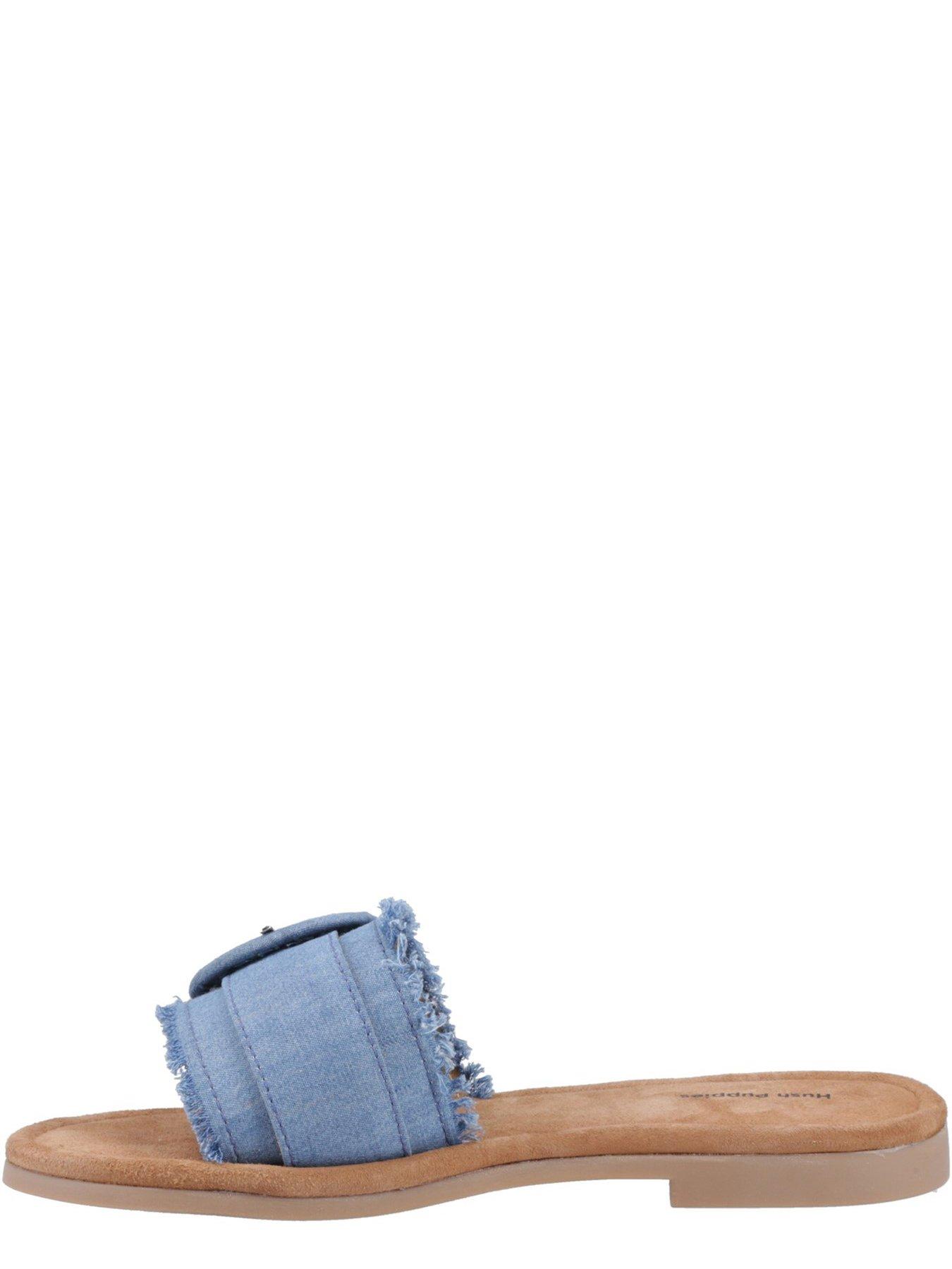 Image 4 of 5 of Hush Puppies Hayley Buckle Slide - Denim