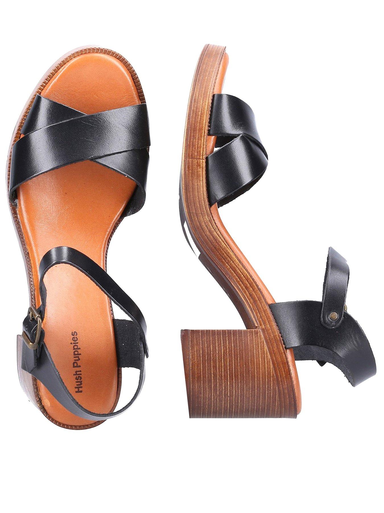 Image 3 of 5 of Hush Puppies Georgia Heeled Sandal - Black