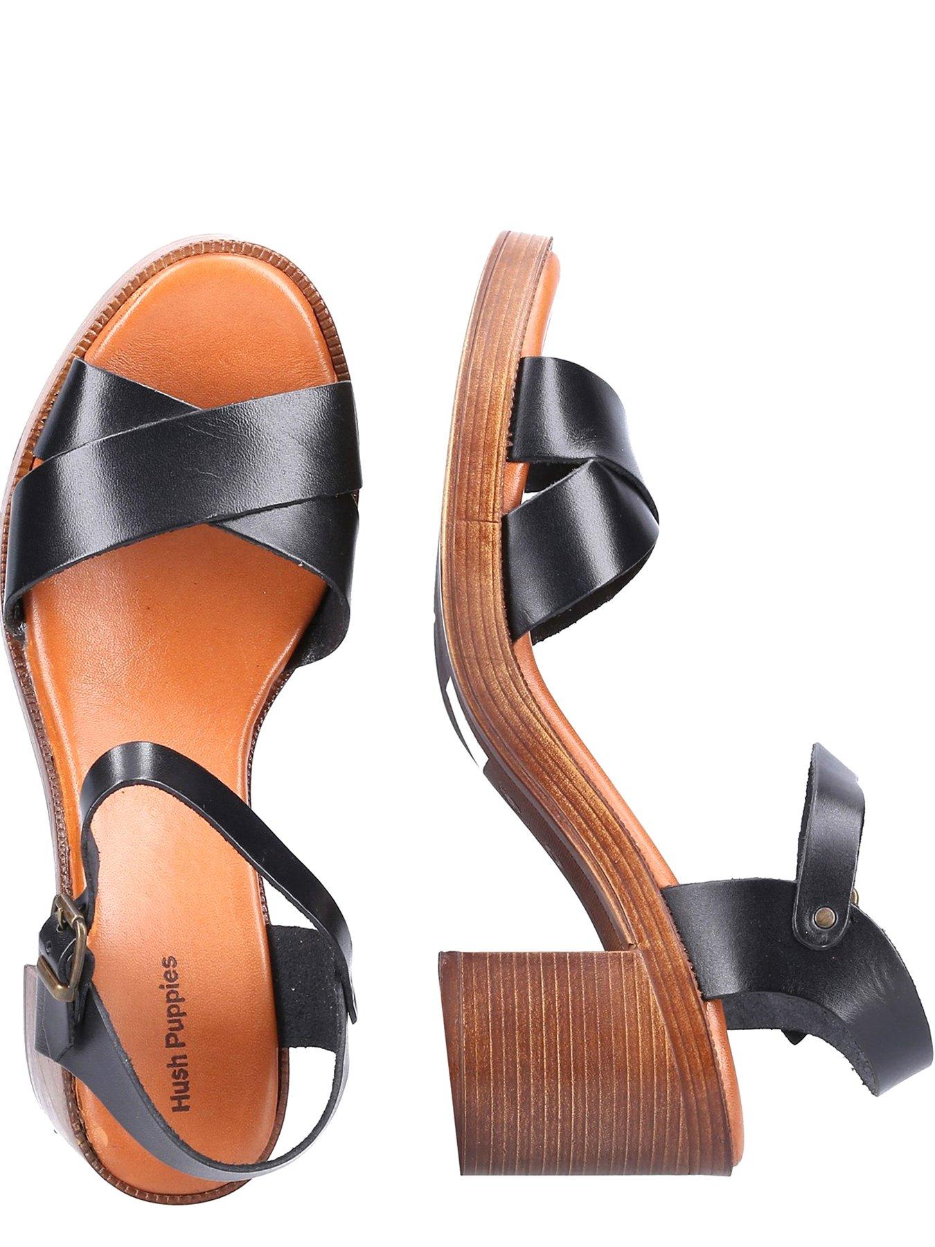 Image 4 of 5 of Hush Puppies Georgia Heeled Sandal - Black