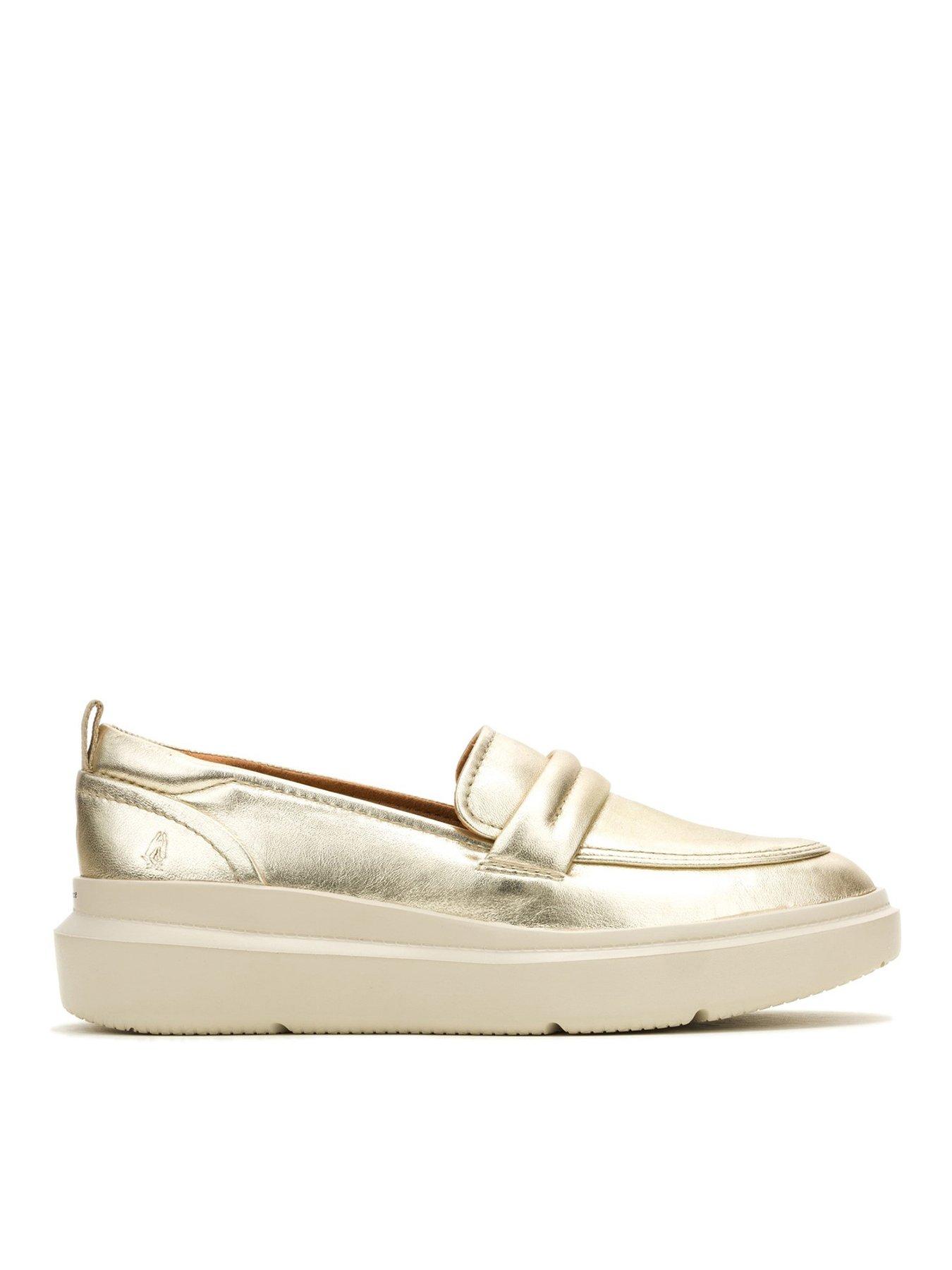 Hush Puppies Joy Penny Leather Loafer - Champagne