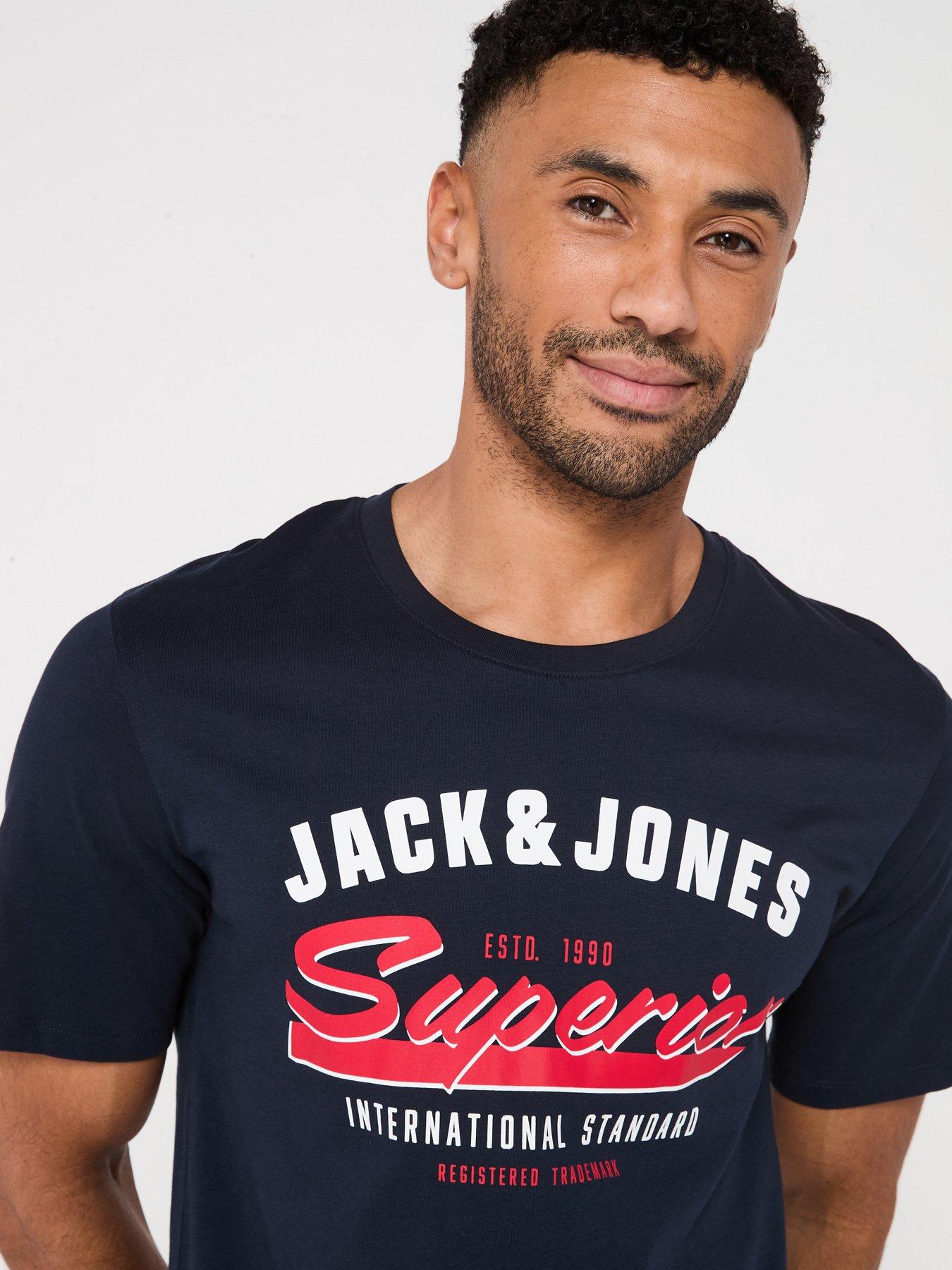 Image 5 of 5 of Jack & Jones 5-Pack Chest Logo T-Shirt - Multi