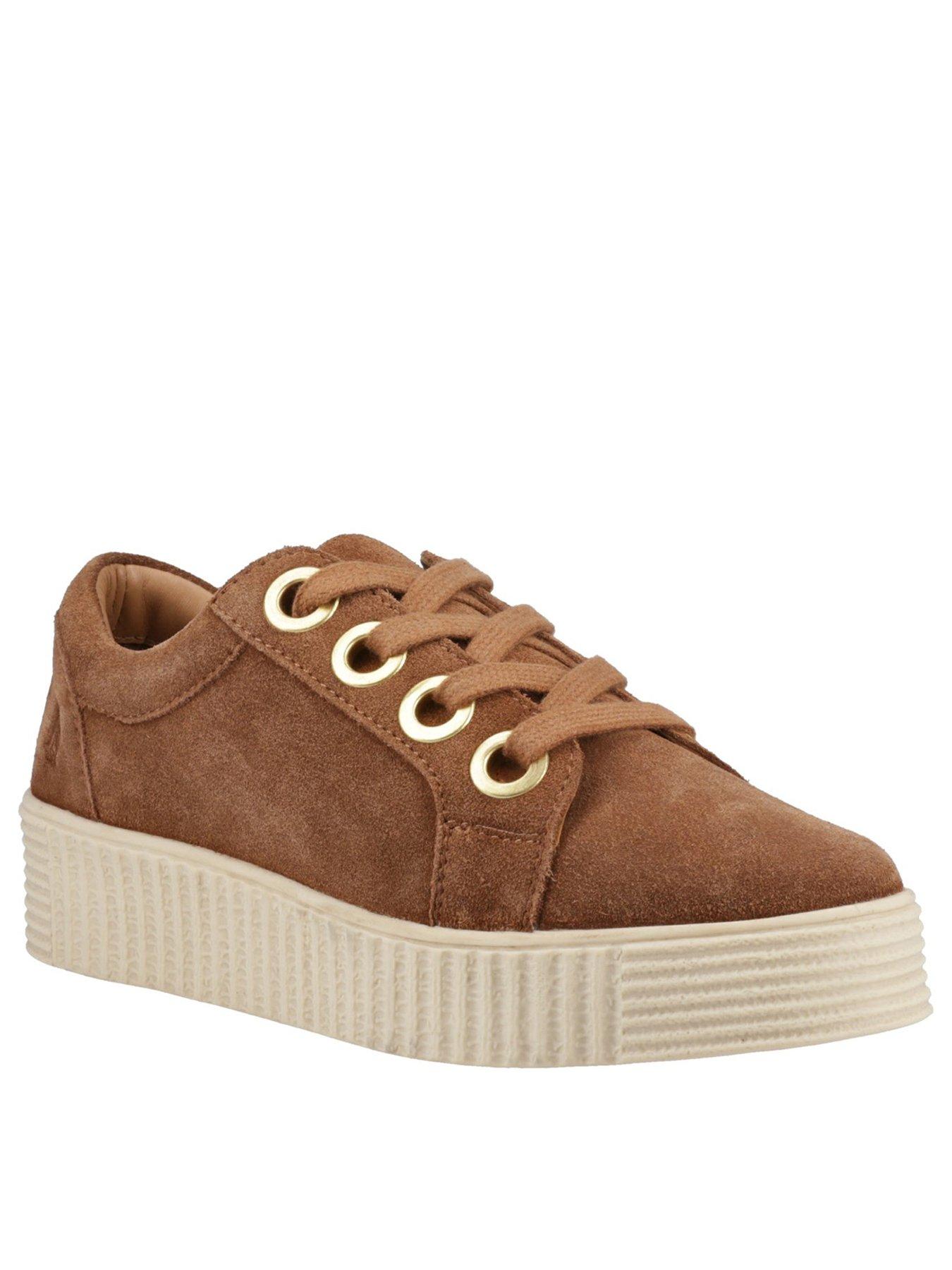 Image 2 of 5 of Hush Puppies Tamsin Suede Trainer - Tan