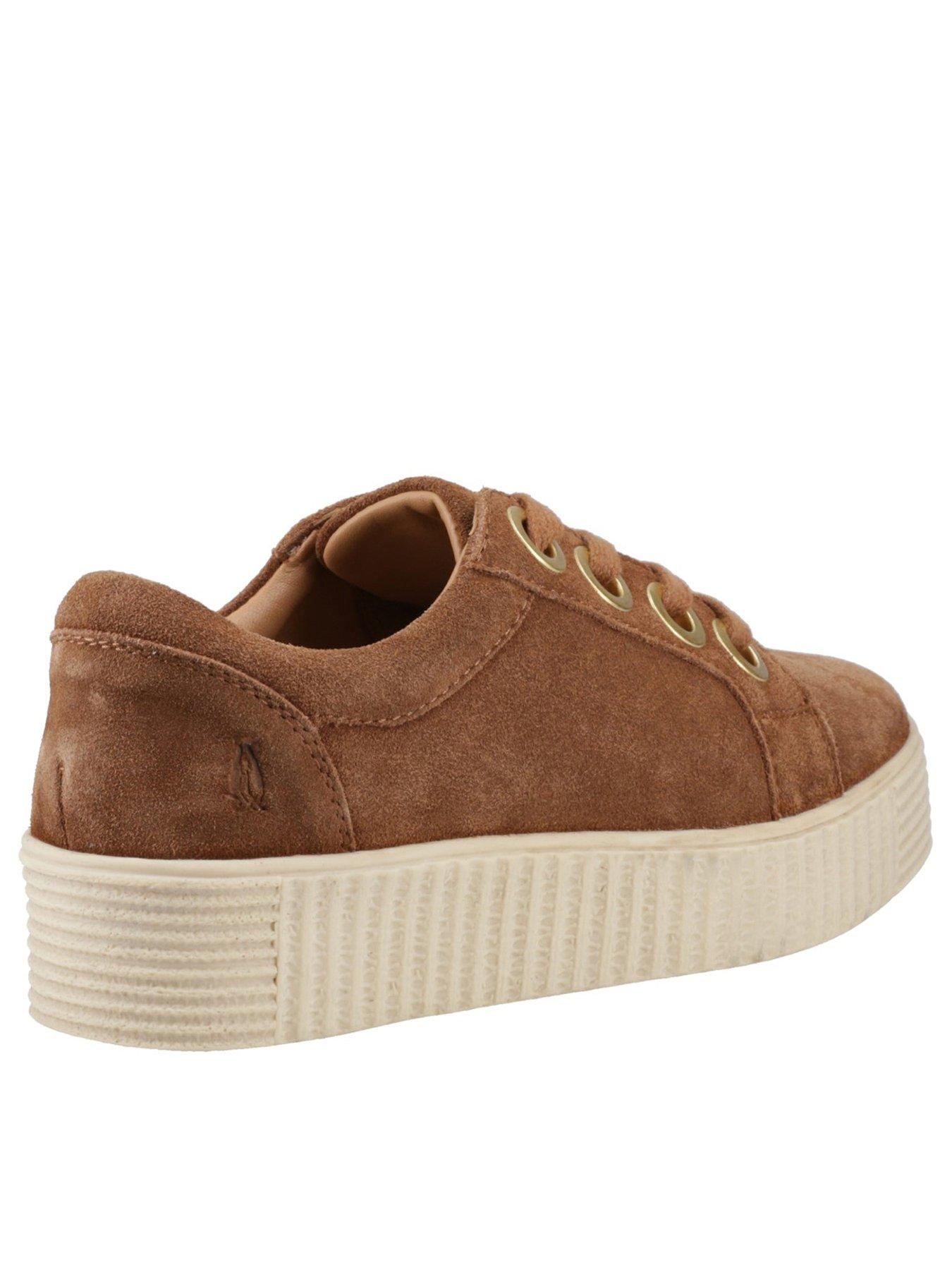 Image 3 of 5 of Hush Puppies Tamsin Suede Trainer - Tan