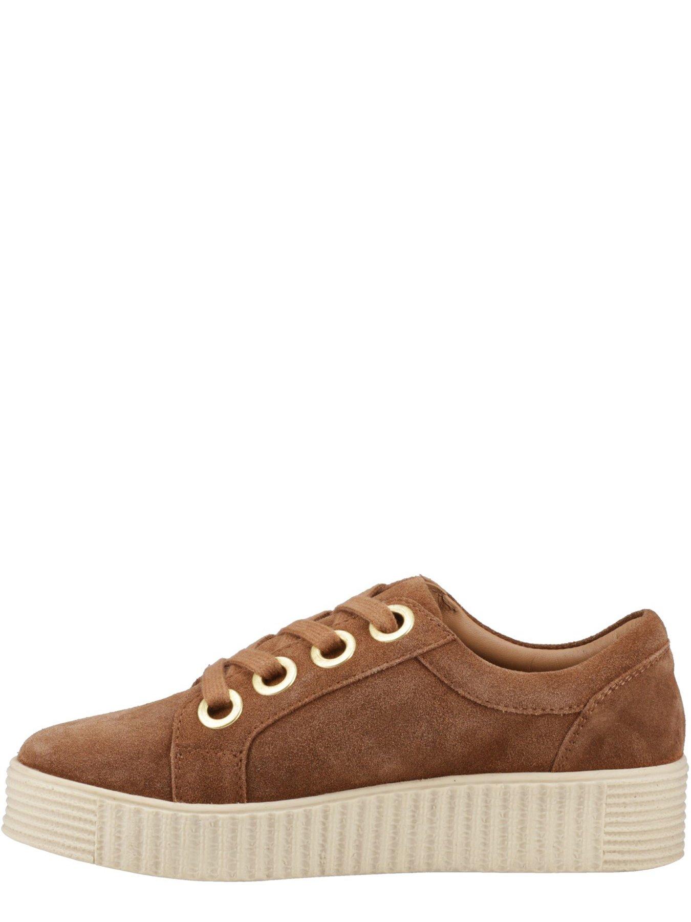 Image 4 of 5 of Hush Puppies Tamsin Suede Trainer - Tan
