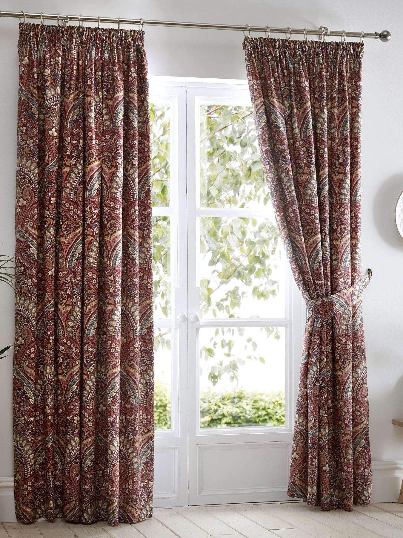 Product photograph of Dreams Drapes Palais Pair Of Pencil Pleat Curtains- 66 Width X 72 Drop 168 X 183cm from very.co.uk