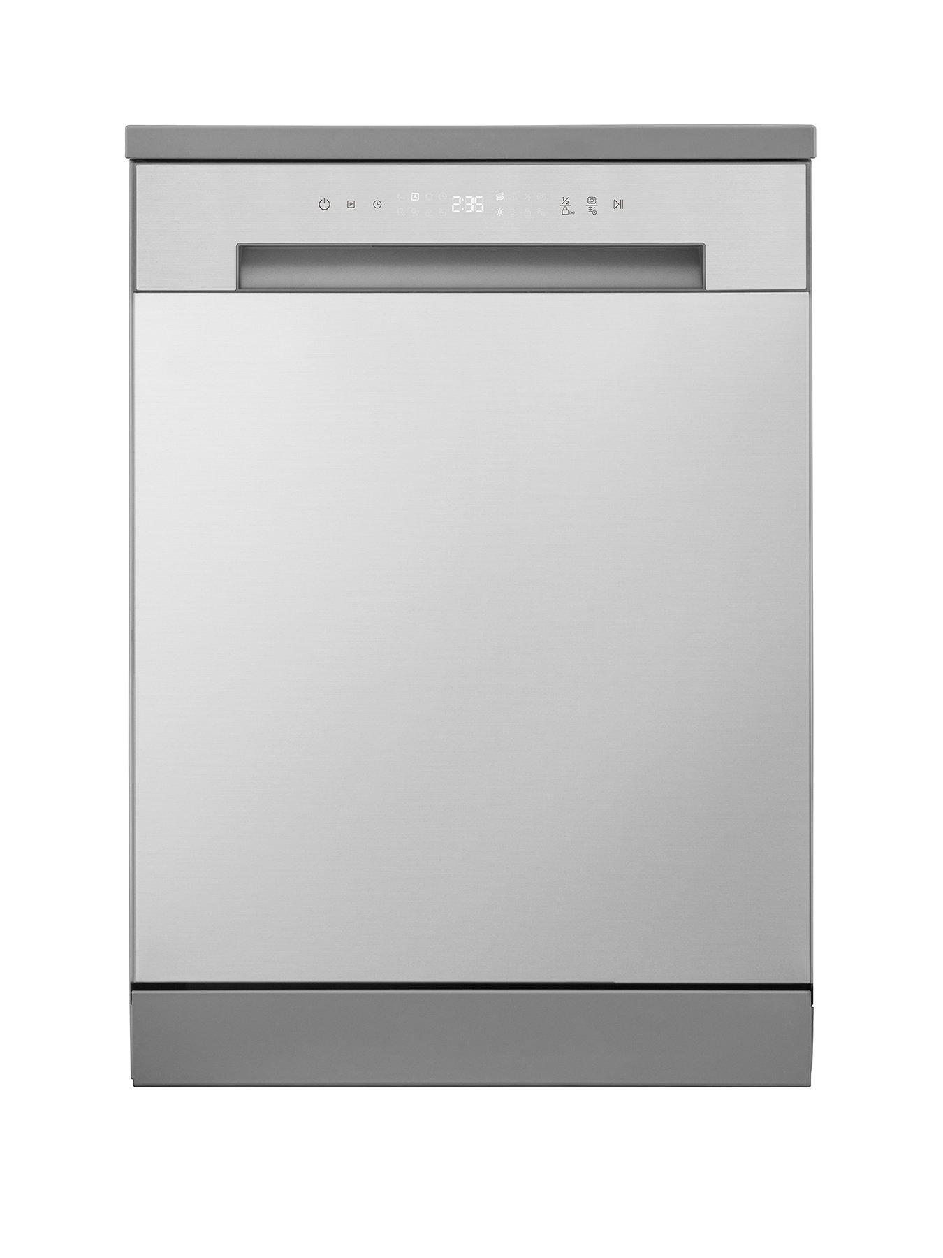 undefined DF030FL 13-Setting Freestanding Fullsize Dishwasher - Silver - E Rated