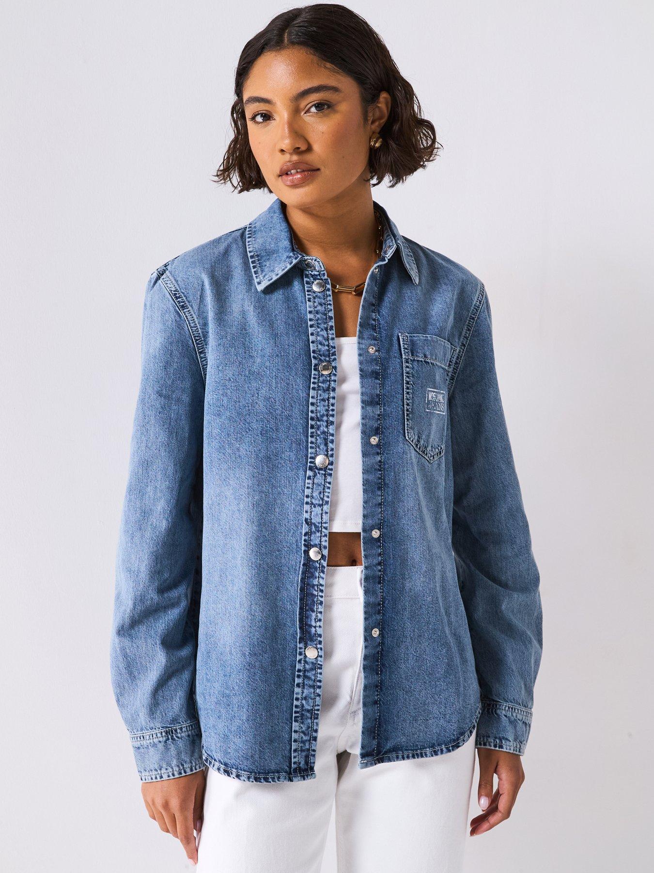 Moschino Jeans Lightweight Denim Shirt