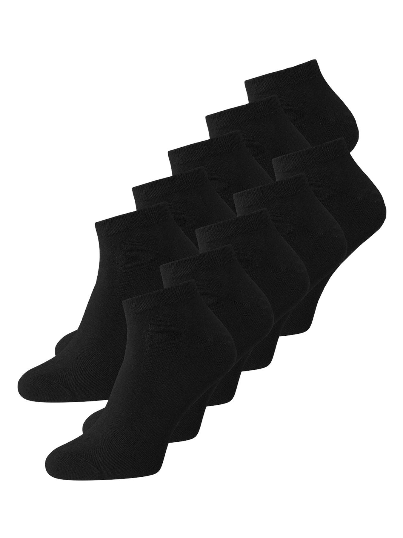 Jack & Jones Jack  &  Jones Dongo 10 Pack Crew Socks - Black