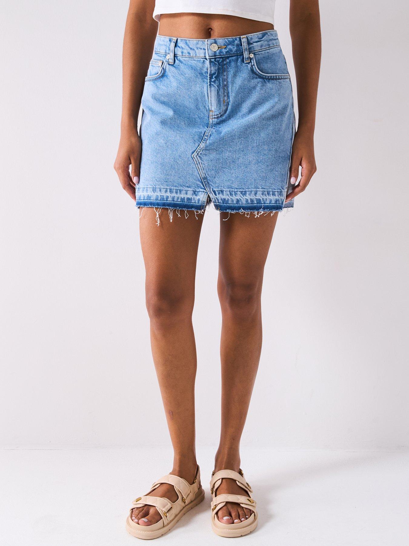 Moschino Jeans 12Oz Denim Skirt