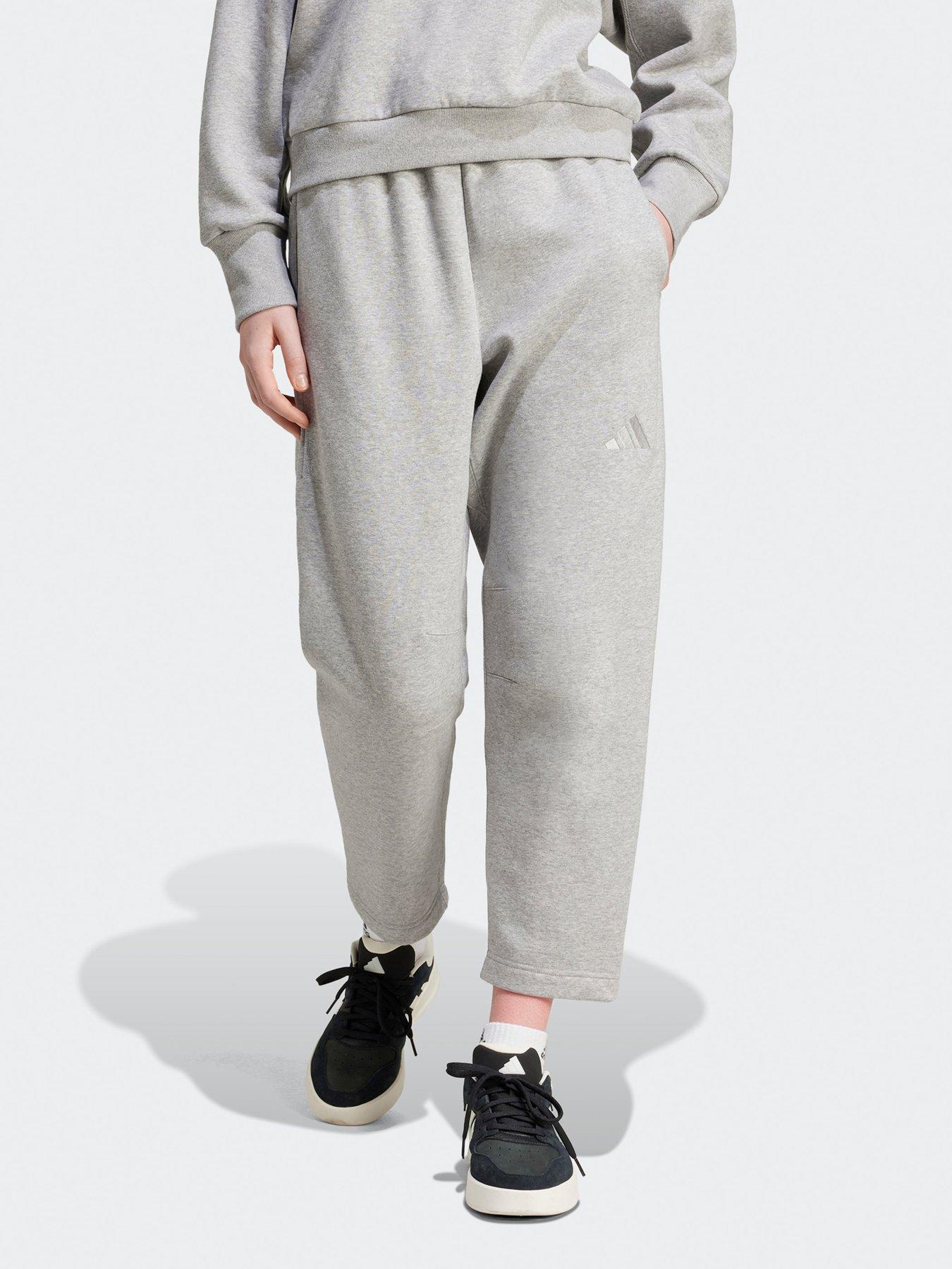undefined Women's All Szn Fleece Barrel Leg Joggers - Grey