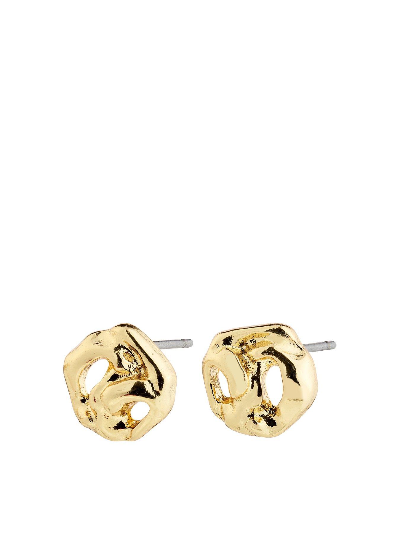 Pilgrim LUCA earrings gold-plated