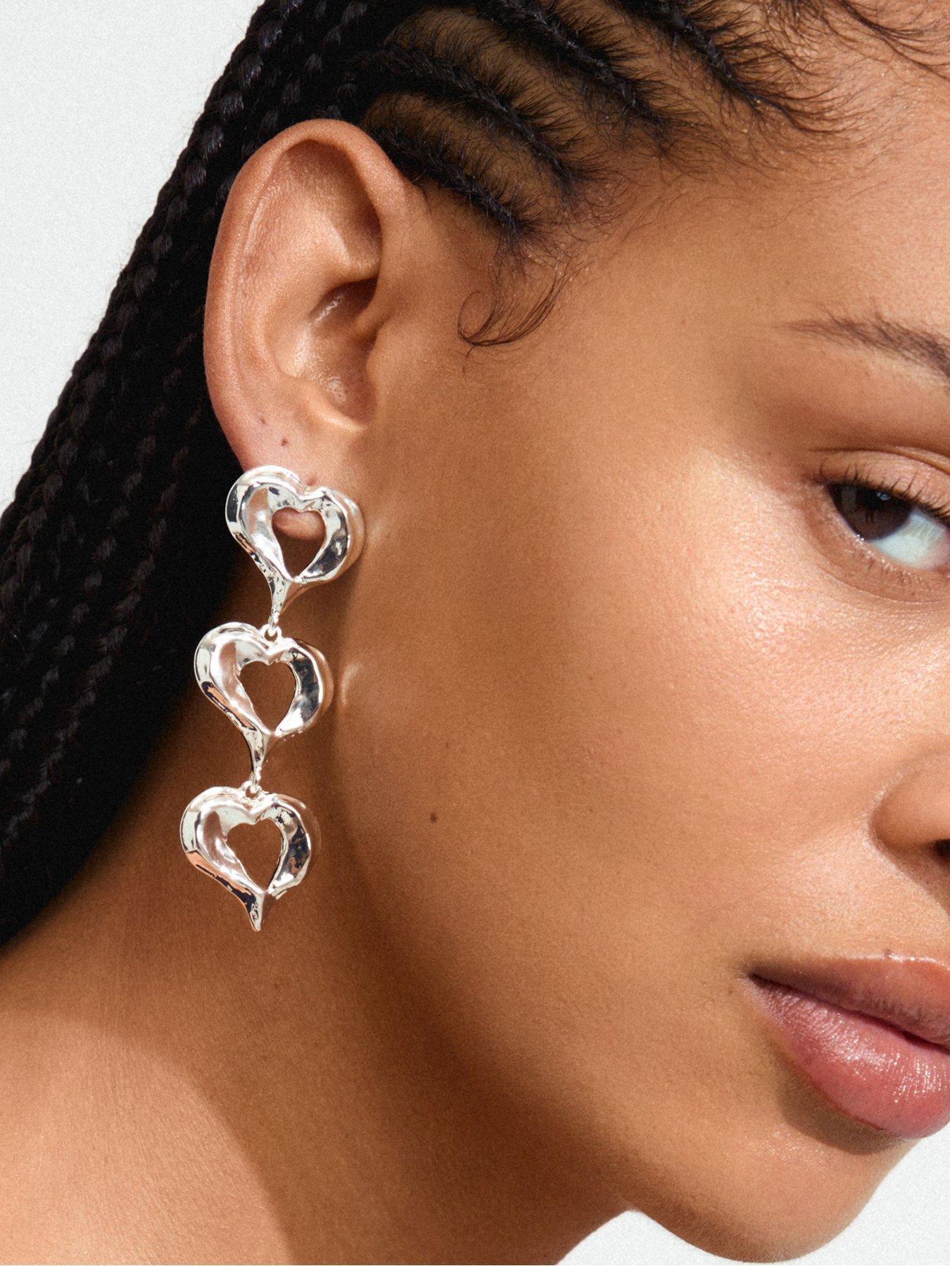 Image 3 of 4 of Pilgrim TIDE&nbsp;earrings silver-plated