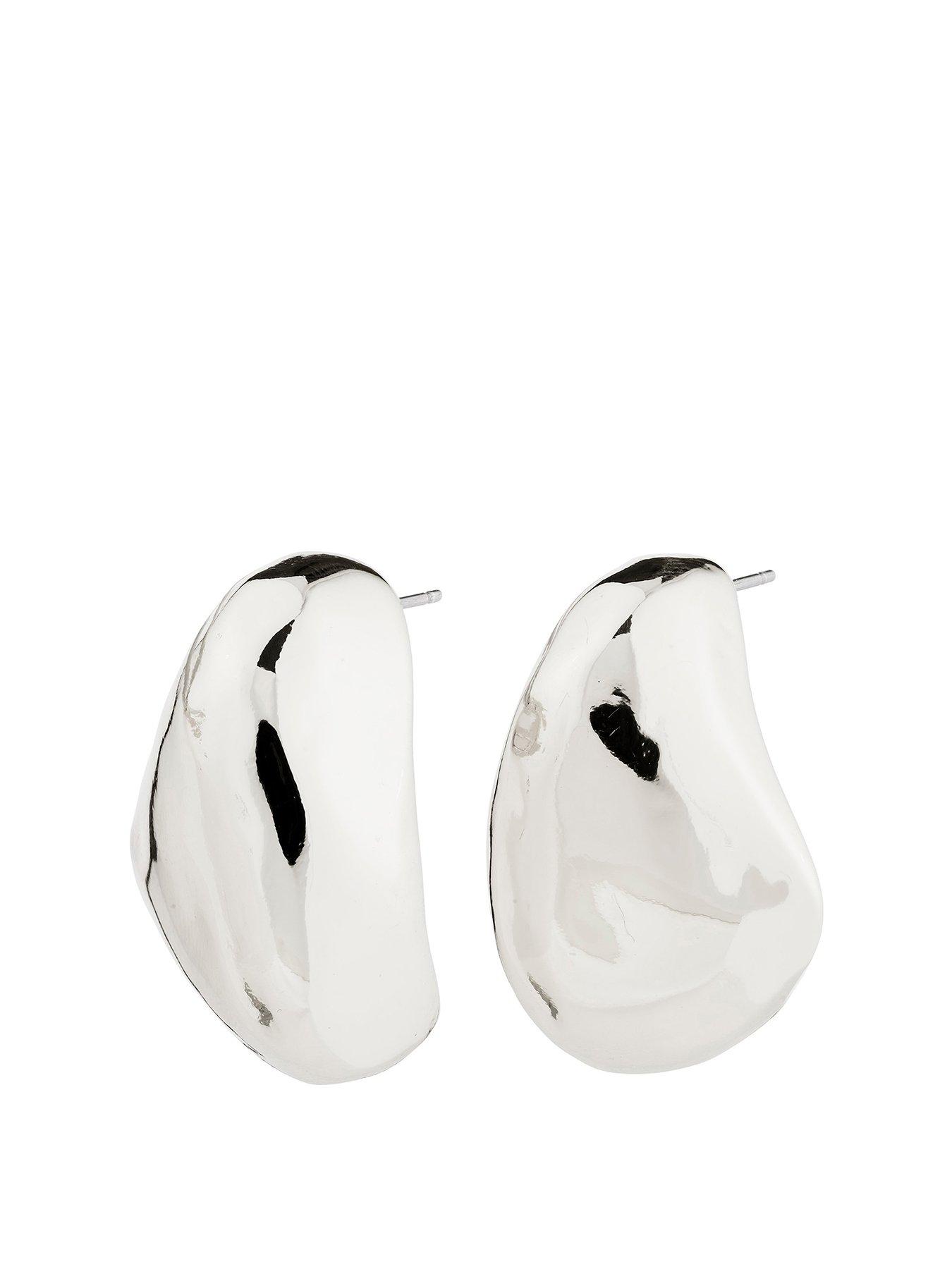 Image 1 of 3 of Pilgrim Dune Earrings -Plated - Silver