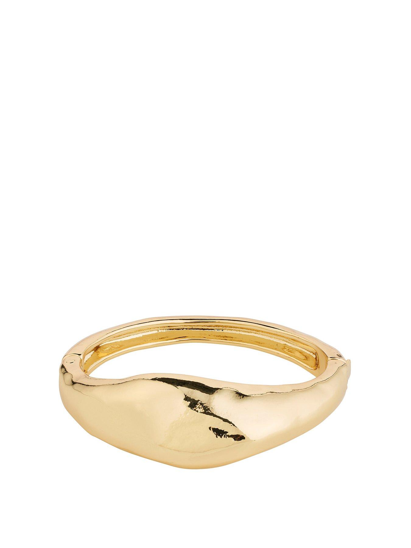 Product photograph of Pilgrim Dune Bracelet Gold-plated from very.co.uk