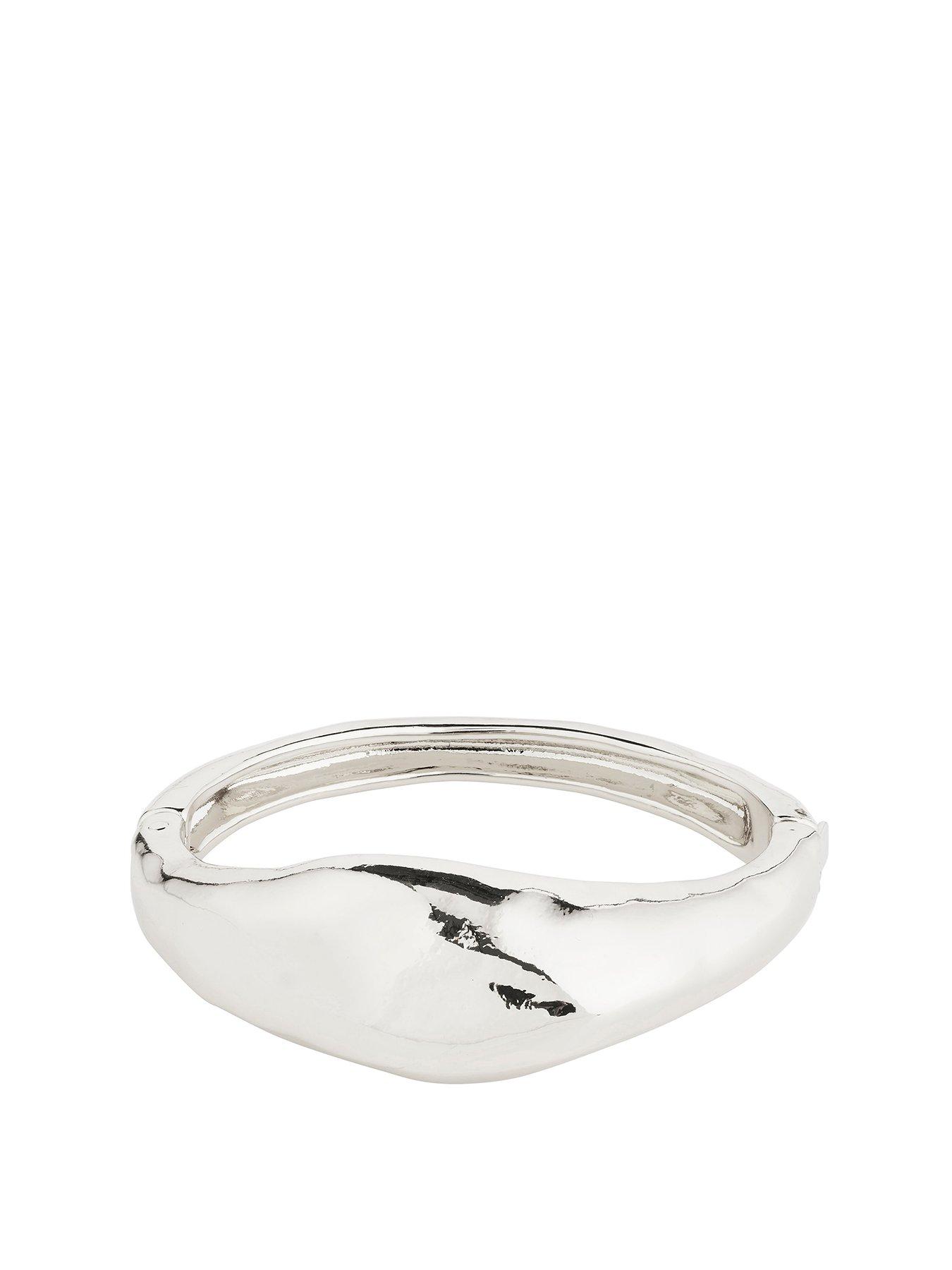 Product photograph of Pilgrim Dune Bracelet Silver-plated from very.co.uk