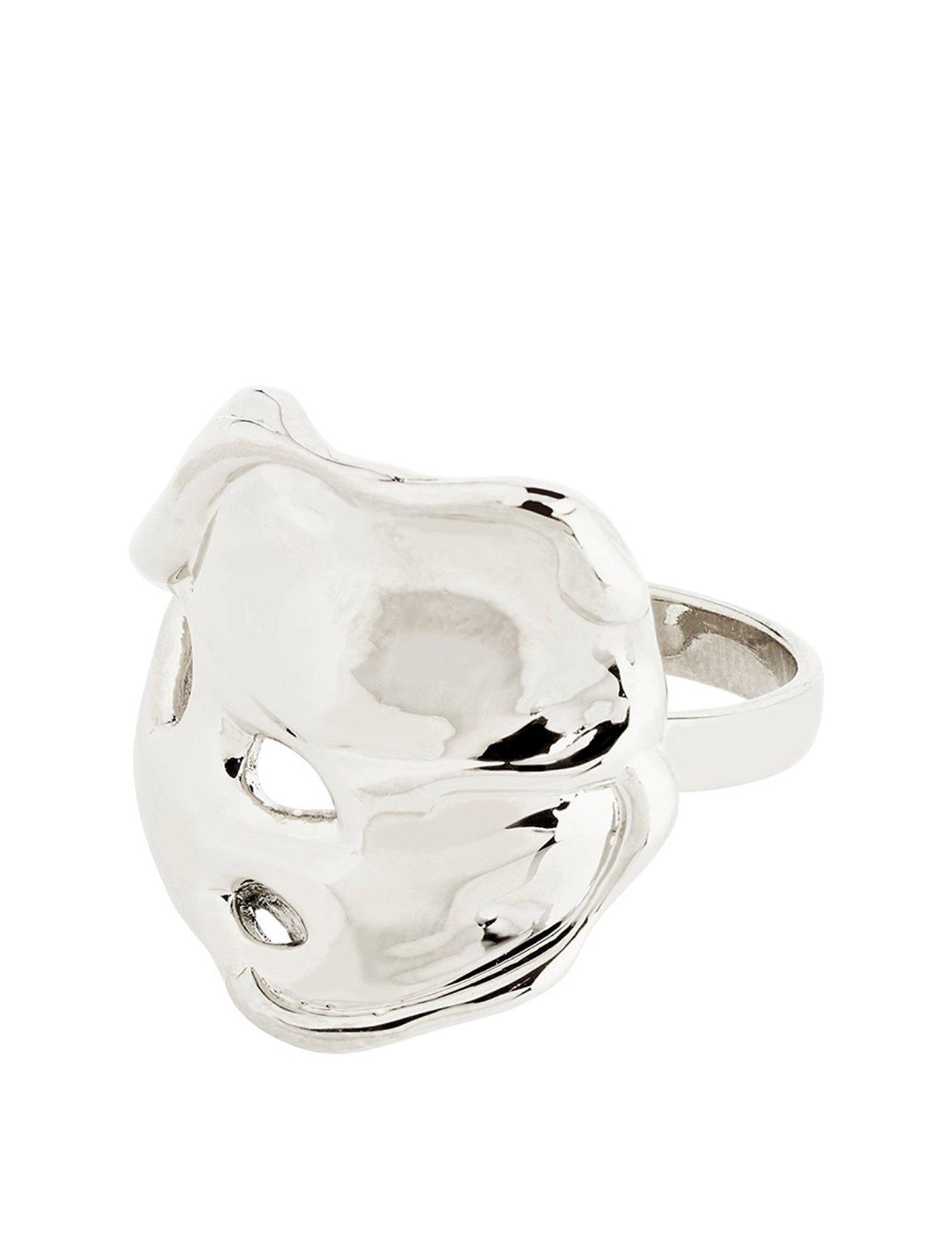 undefined DAWN ring silver-plated
