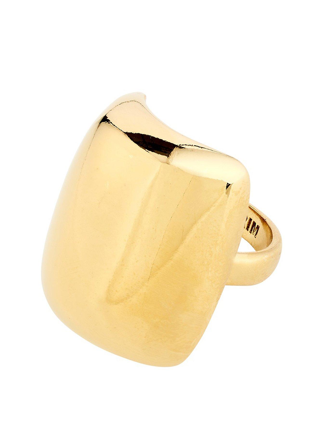 undefined KIERAN ring gold-plated