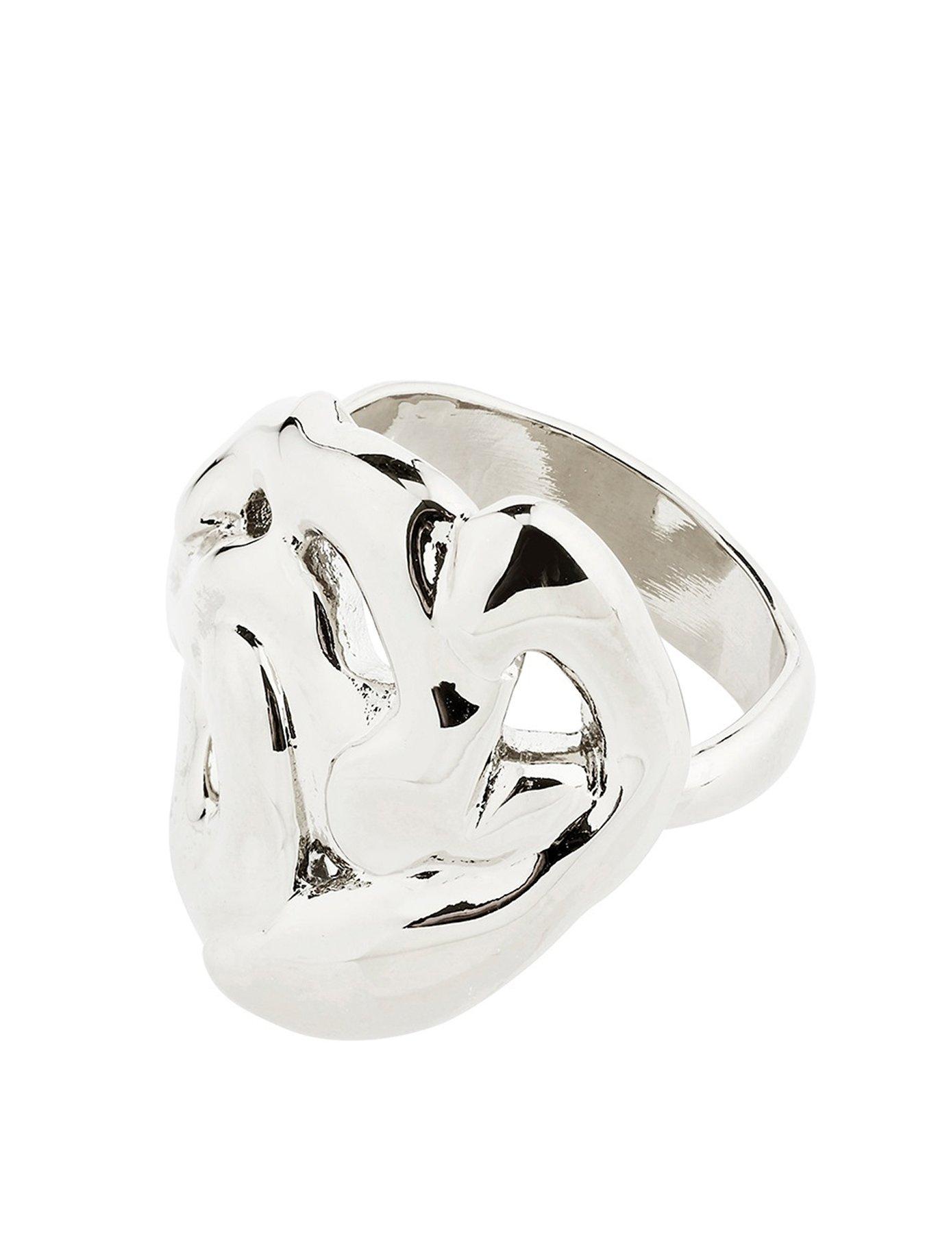 undefined LUCA ring silver-plated