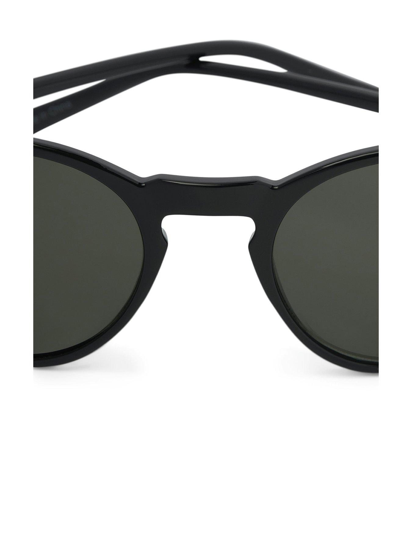 Image 4 of 5 of Jack & Jones Ryder Round Sunglasses - Black