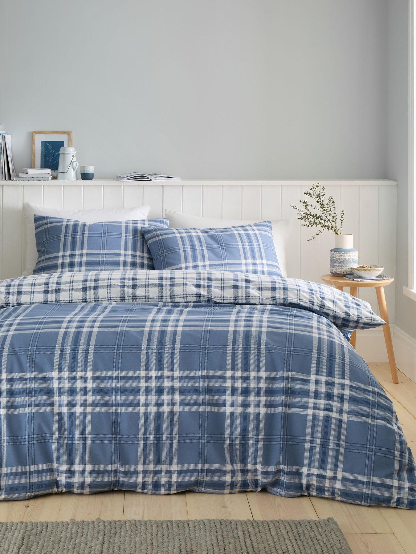Image 3 of 6 of Catherine Lansfield Kelso Check Duvet Cover Set