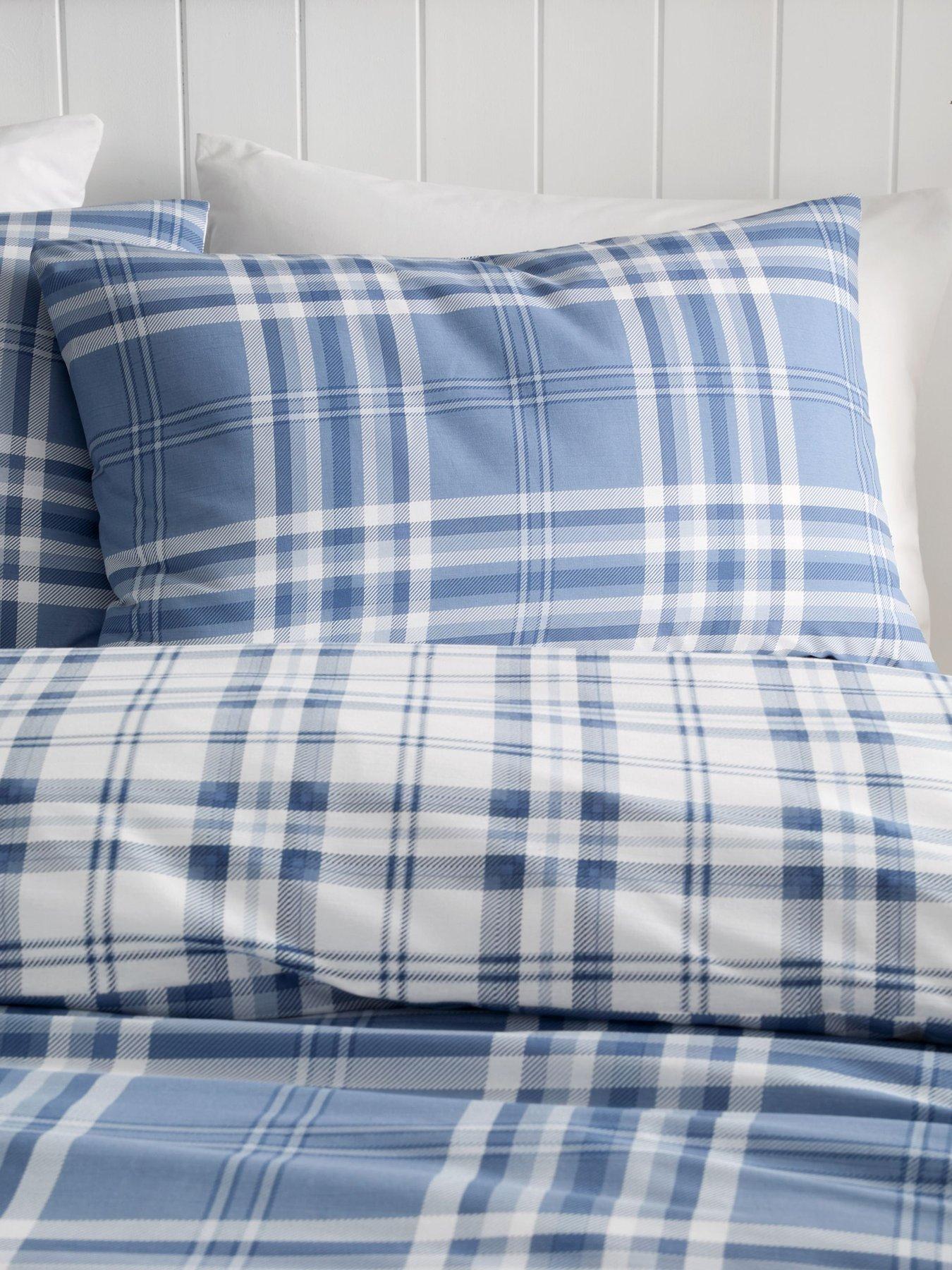 Image 5 of 6 of Catherine Lansfield Kelso Check Duvet Cover Set