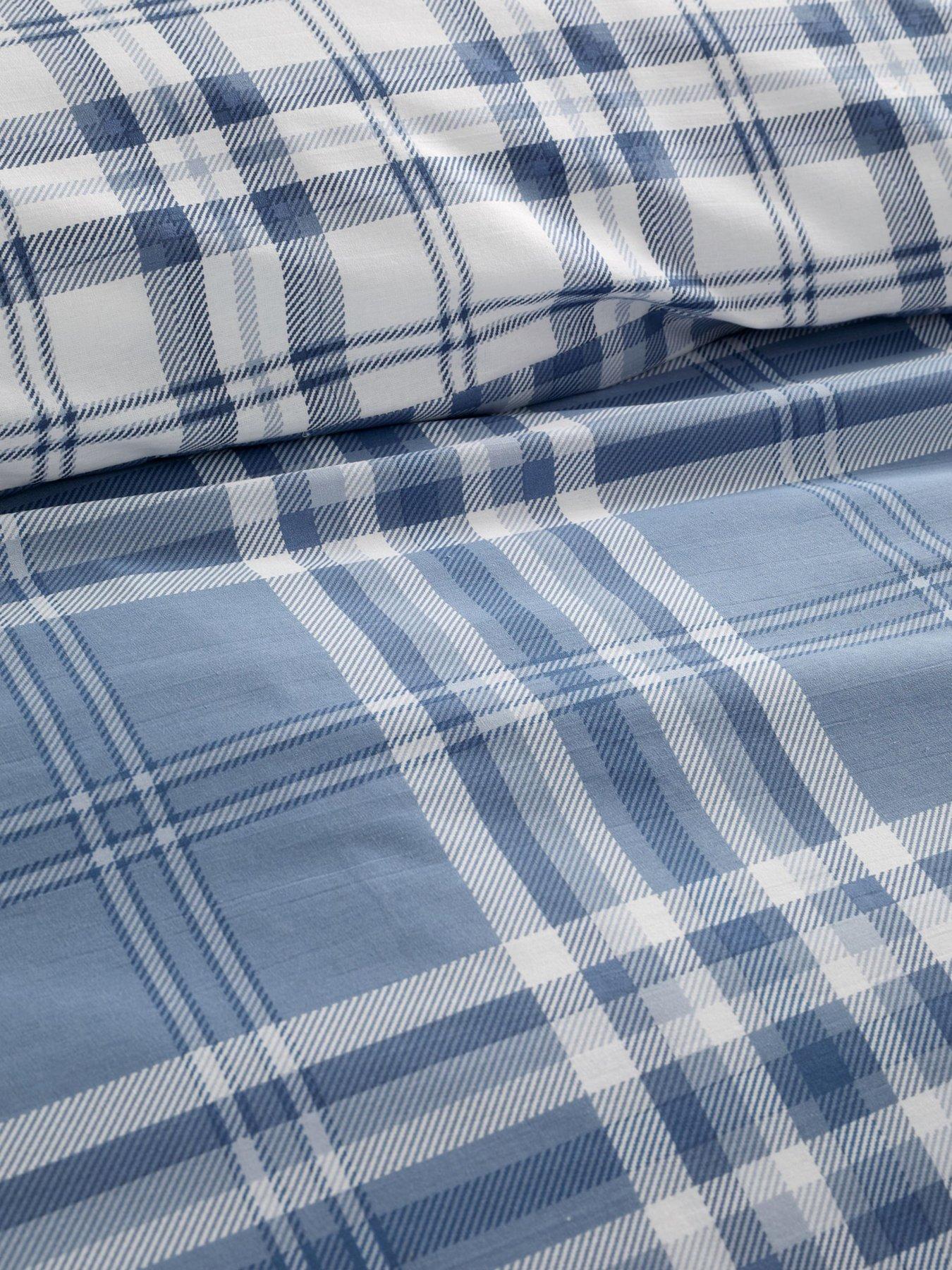 Image 6 of 6 of Catherine Lansfield Kelso Check Duvet Cover Set