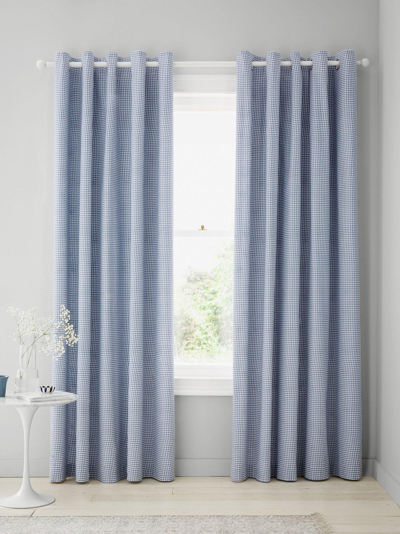 Image 3 of 4 of Catherine Lansfield Lucie Floral Eyelet Curtains