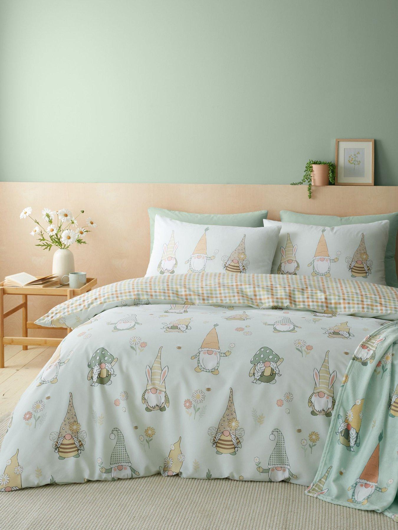 catherine-lansfield-spring-gonks-duvet-cover-set