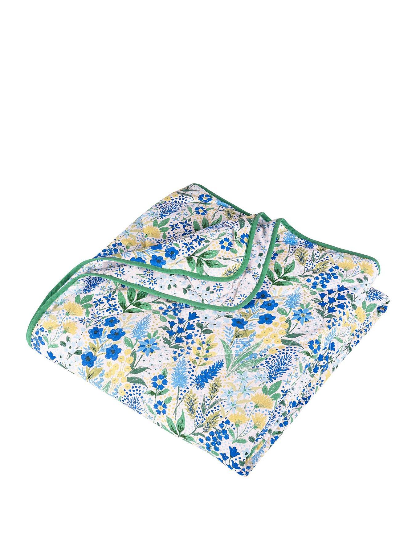 Catherine Lansfield Tilly Floral Bettwäsche-Set | Wendbar, Einzelbett 135x200 Cm | Blau Mit Blumenmuster