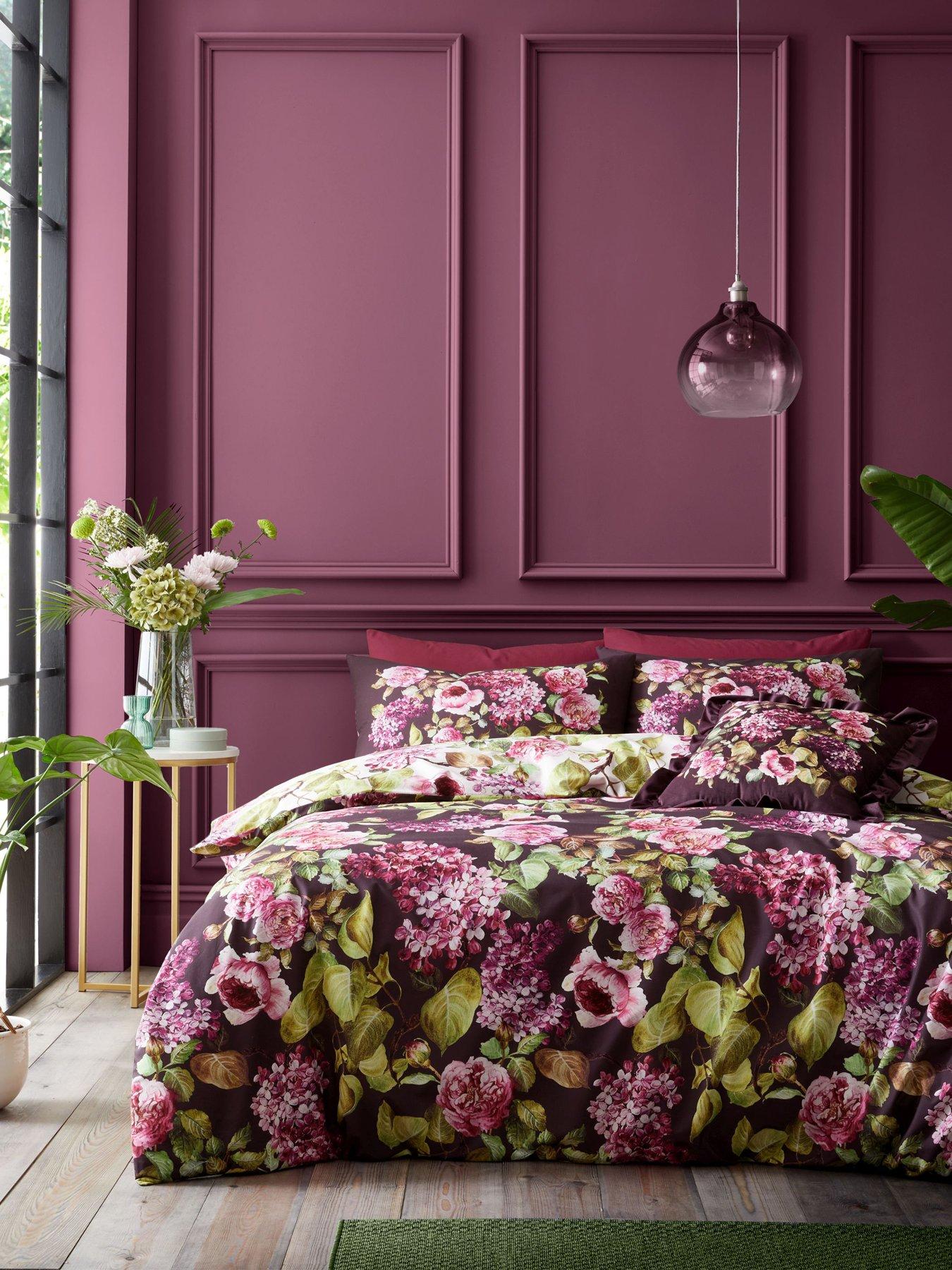 undefined Pia Floral 100% Cotton Duvet Set