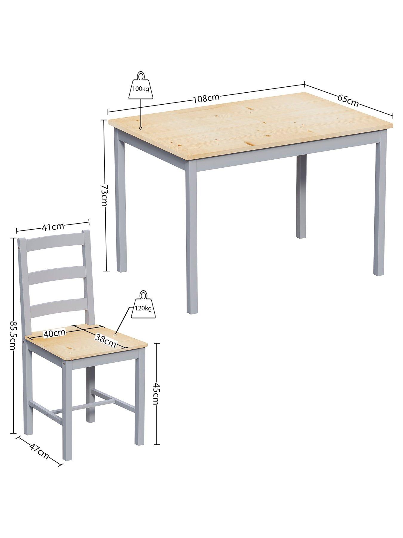 Image 7 of 7 of Vida Designs Yorkshire 4 Seater Dining Set