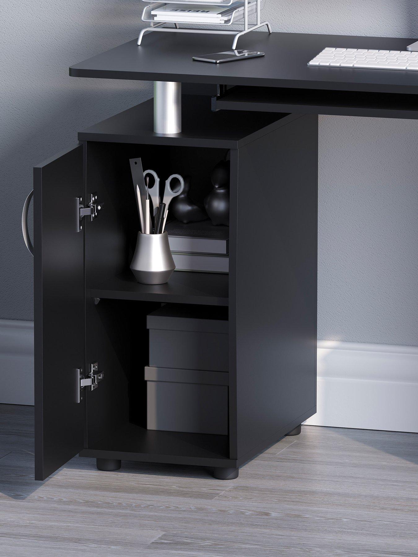 Image 4 of 7 of Vida Designs Otley 3 Drawer Computer Desk