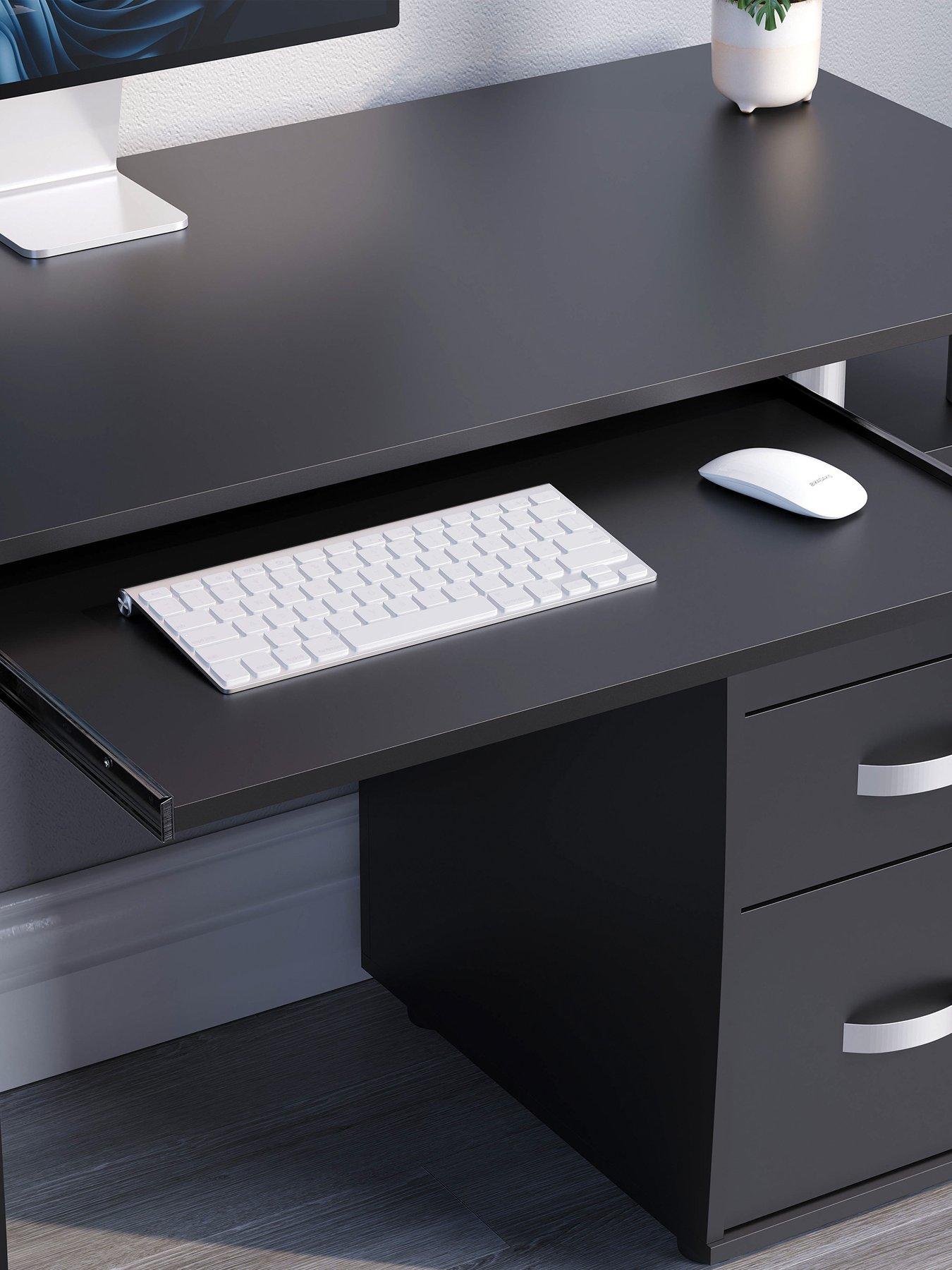 Image 5 of 7 of Vida Designs Otley 3 Drawer Computer Desk