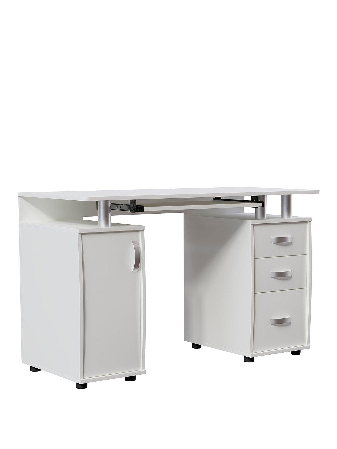 Image 2 of 7 of Vida Designs Otley 3 Drawer Computer Desk