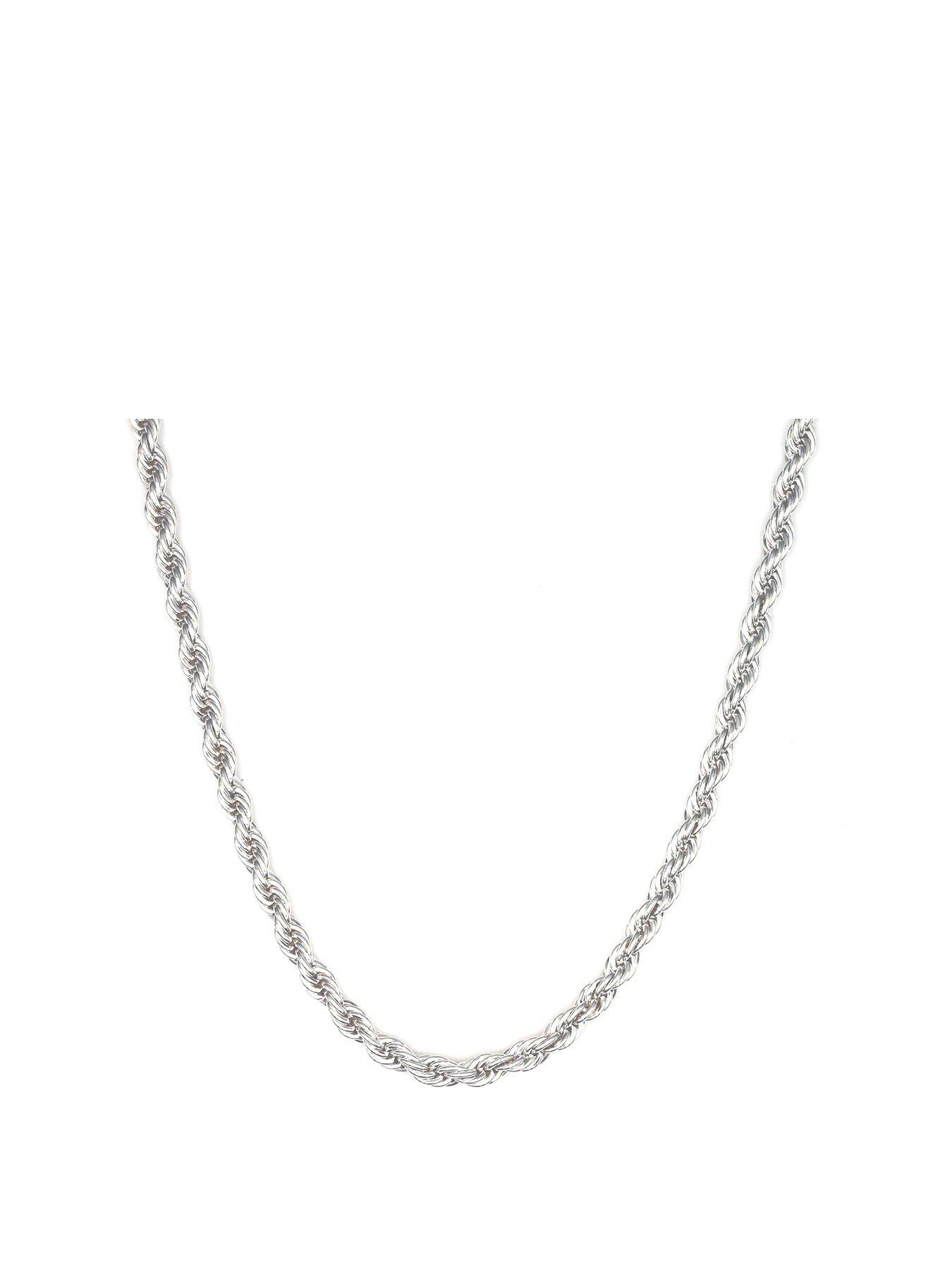 undefined Rope Necklace - Silver