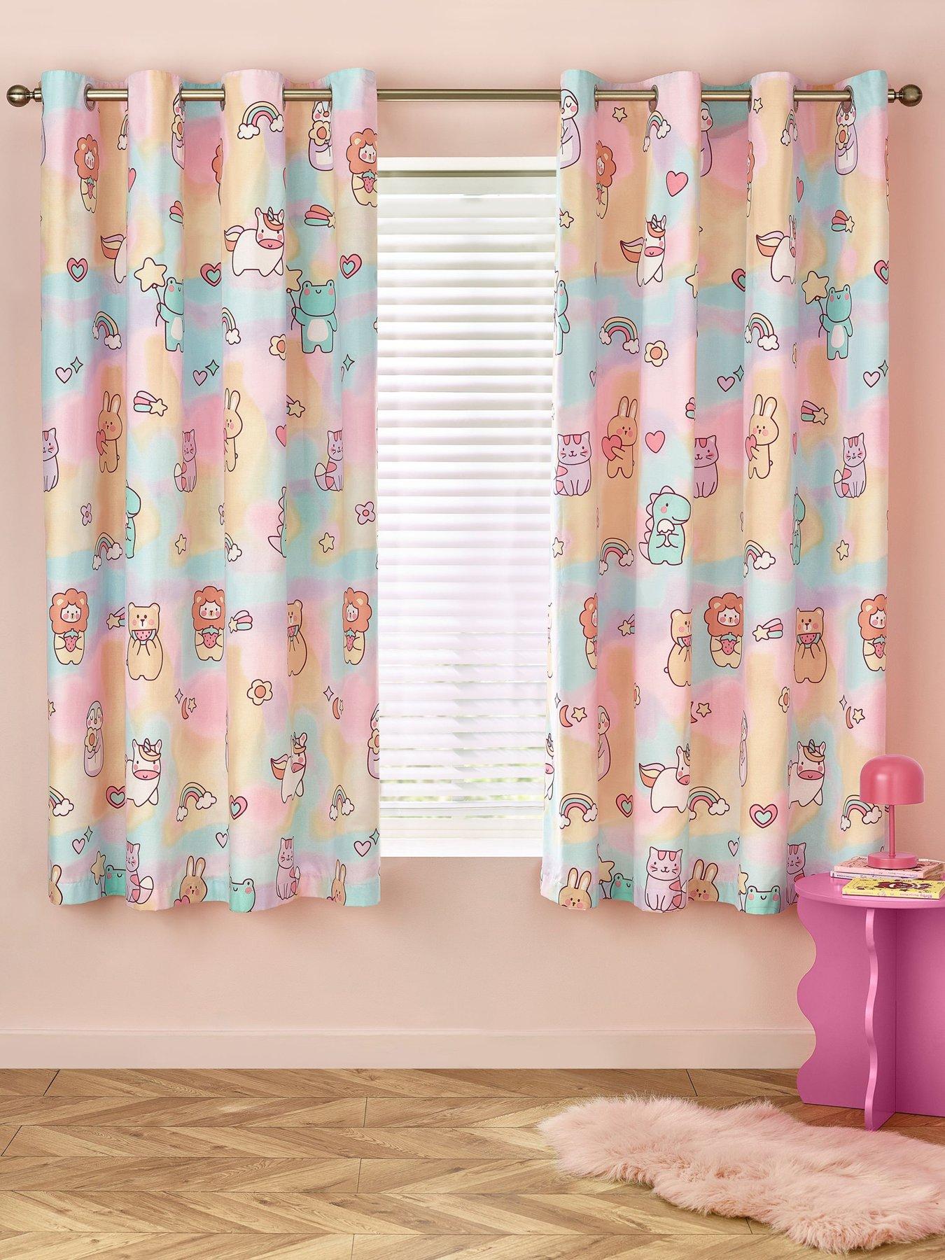 Product photograph of Catherine Lansfield Forever Together Eyelet Curtains from very.co.uk