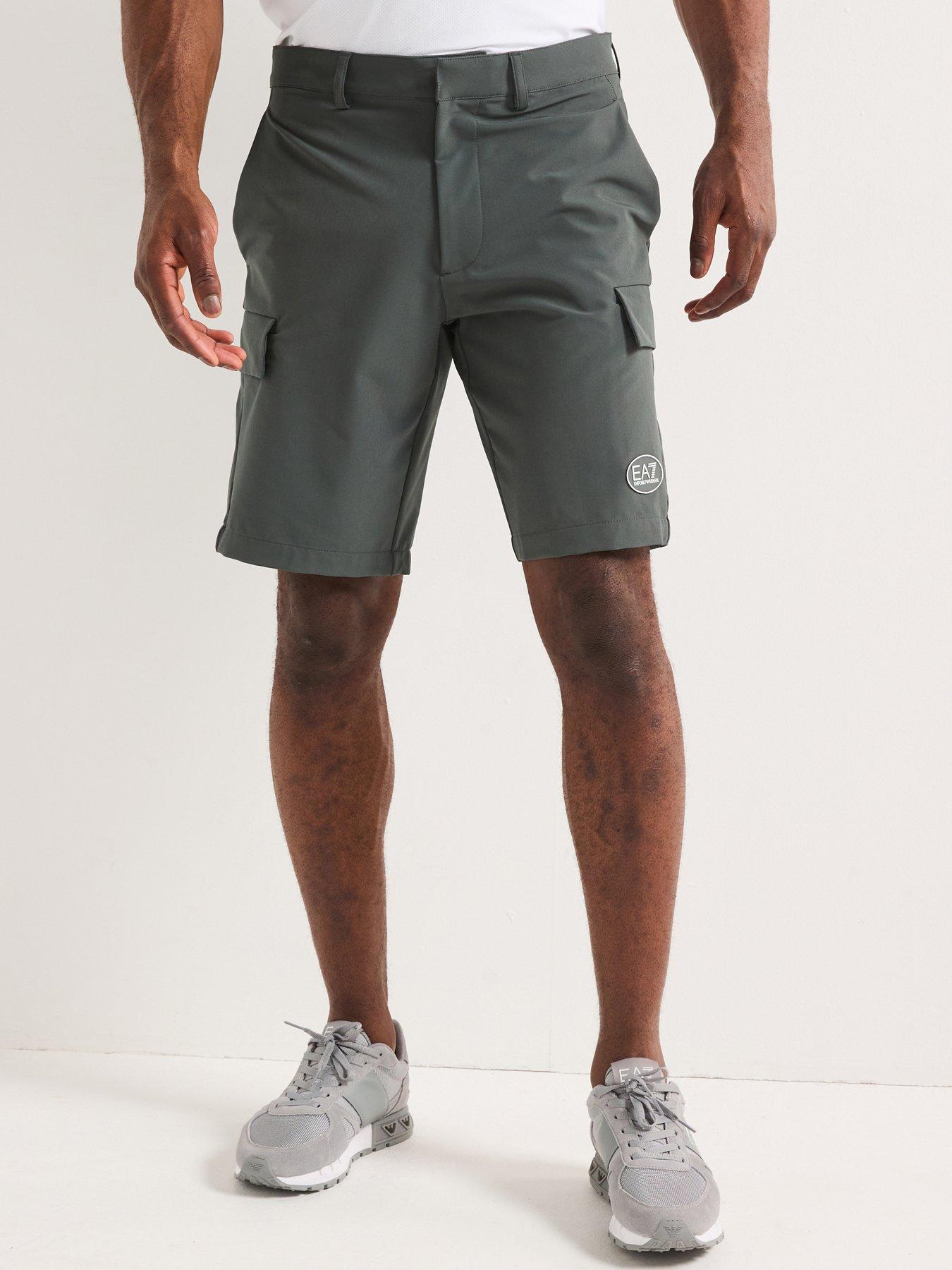 EA7 Emporio Armani: Cargo Shorts - Grey