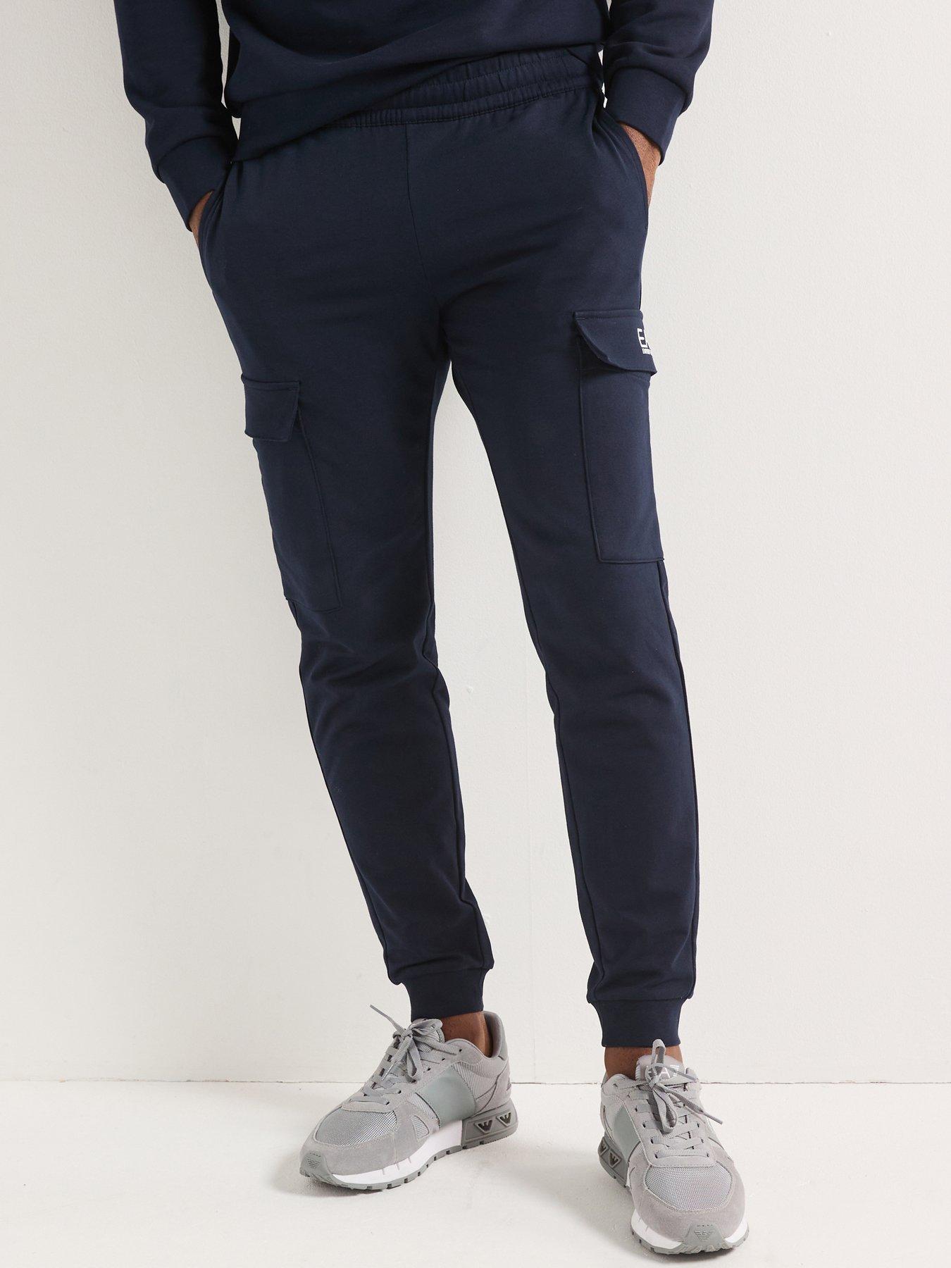 Image 1 of 6 of EA7 Emporio Armani Core ID Cargo Trousers - Blue